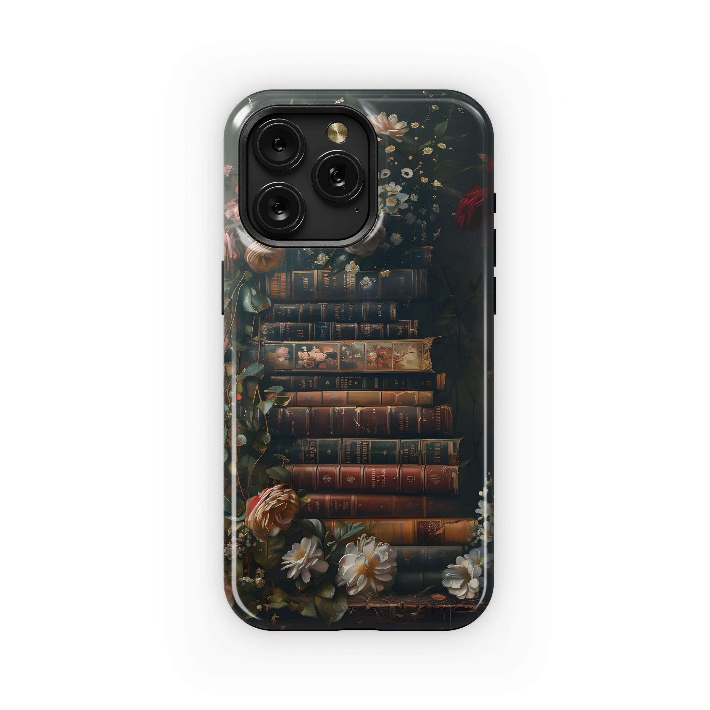 Book Lover Aesthetic Flower Phone Case iPhone Samsung Cover Pixel 1940