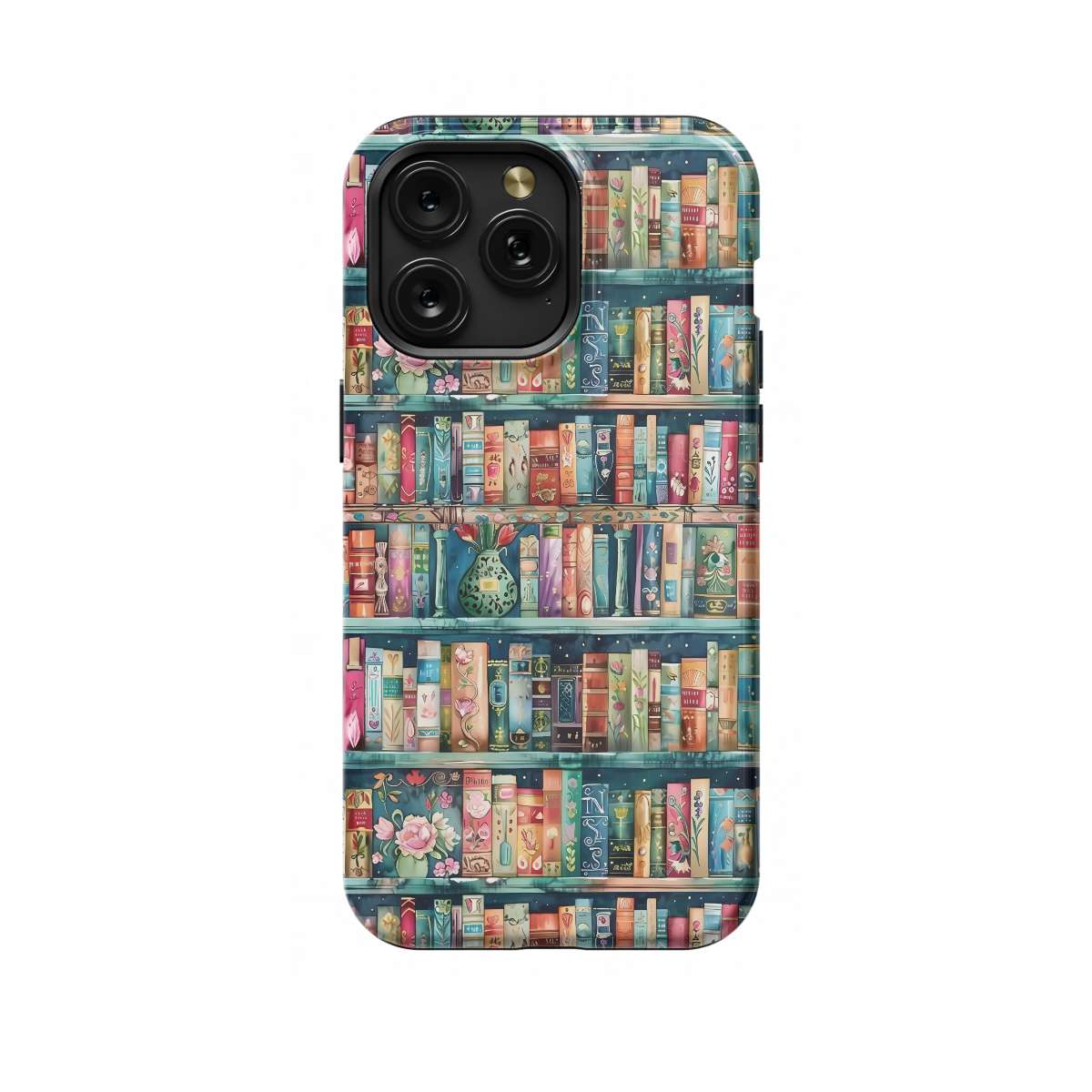 Book Lover Bookshelf Phone Case iPhone Samsung Cover Pixel 1649