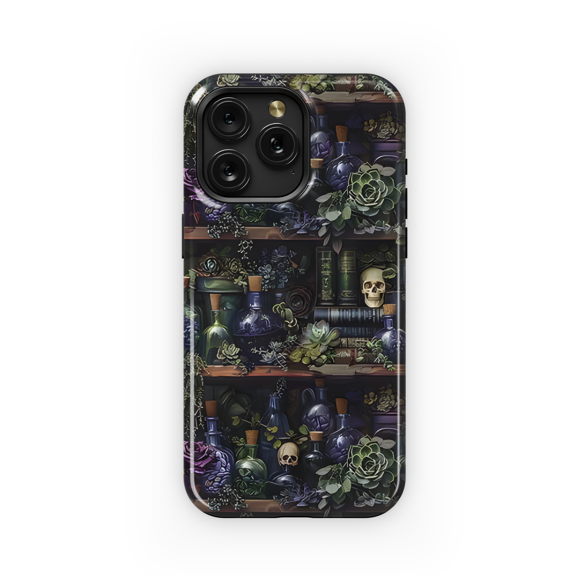 Book Lover Gothic Bookshelf Witchy Spell Phone Case iPhone Samsung Cover Pixel 1912