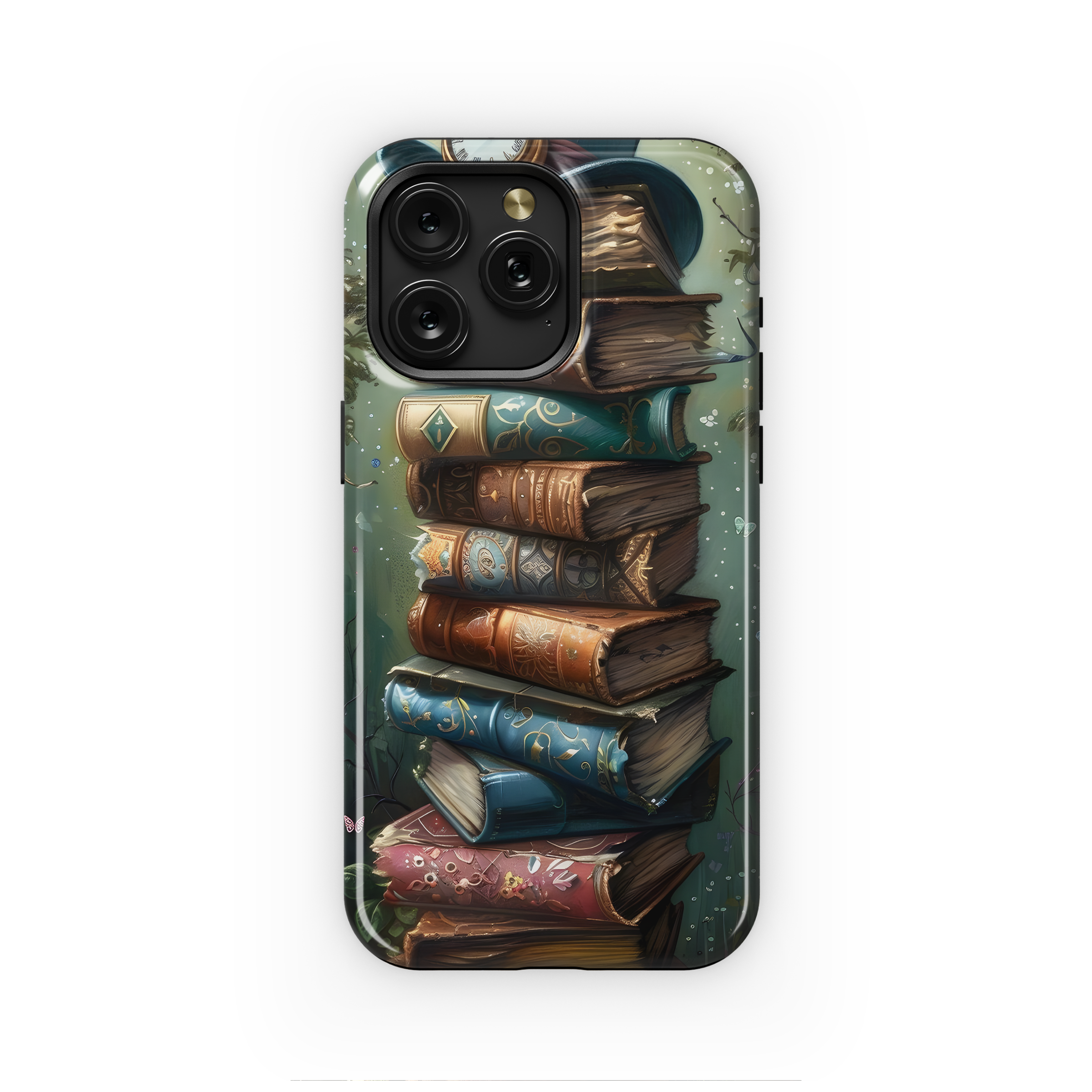 Book Lover Stack of Books Phone Case iPhone Samsung Cover Pixel 1960