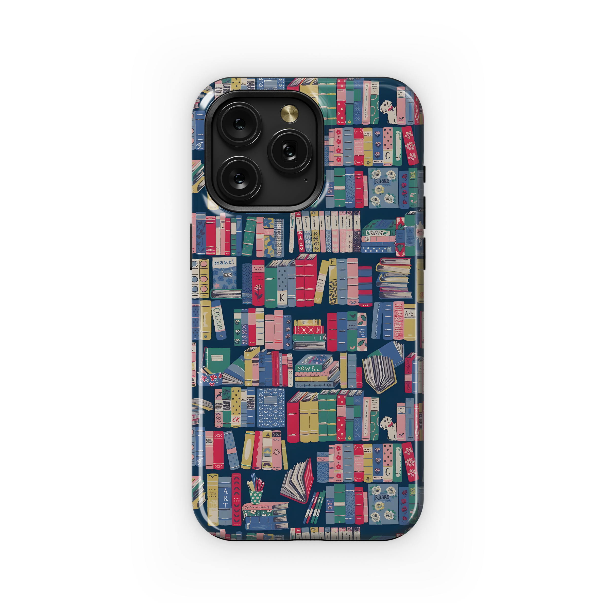 Book Shelf Phone Case iPhone Samsung Cover Pixel 1934