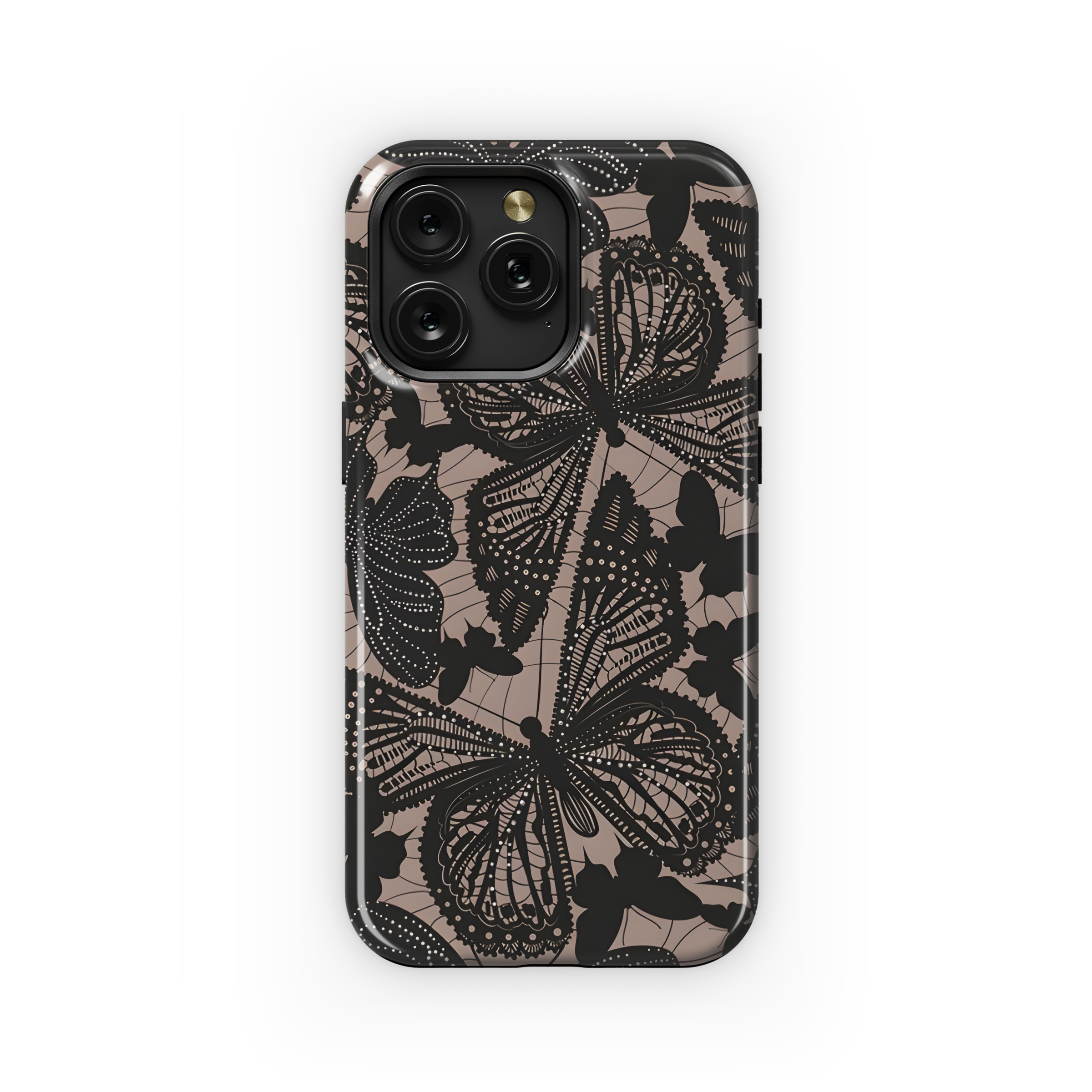 Butterfly Lace Phone Case iPhone Samsung Cover Pixel 3946