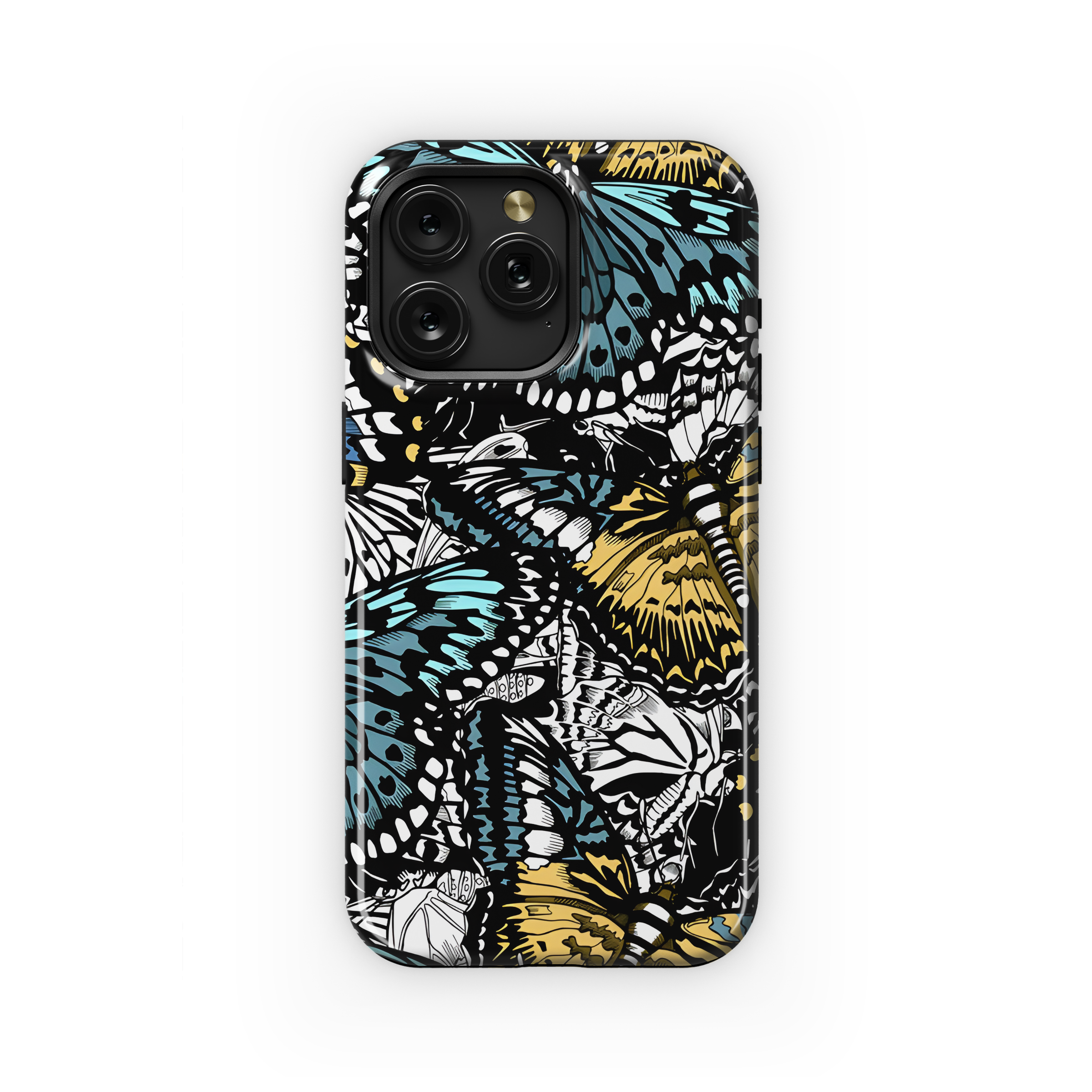 Butterfly Pattern Phone Case iPhone Samsung Cover Pixel 2440