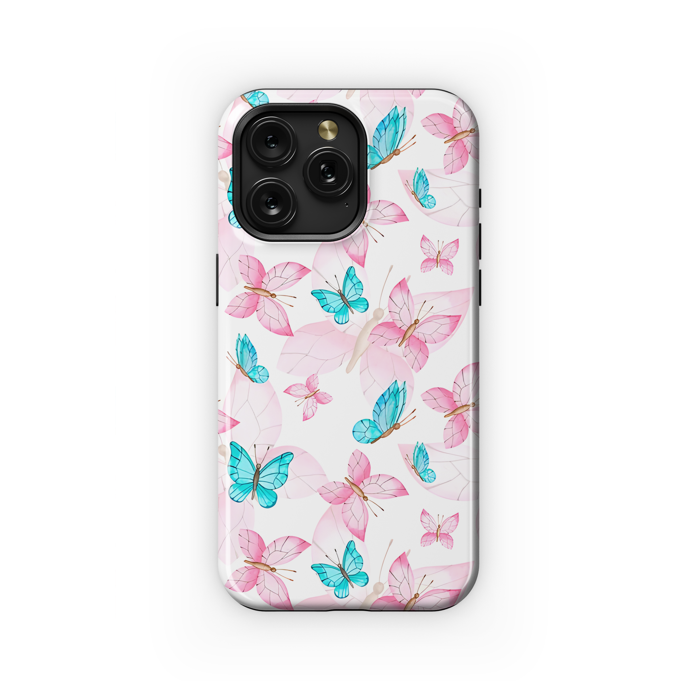 Butterfly Watercolor Phone Case iPhone Samsung Cover Pixel 3957