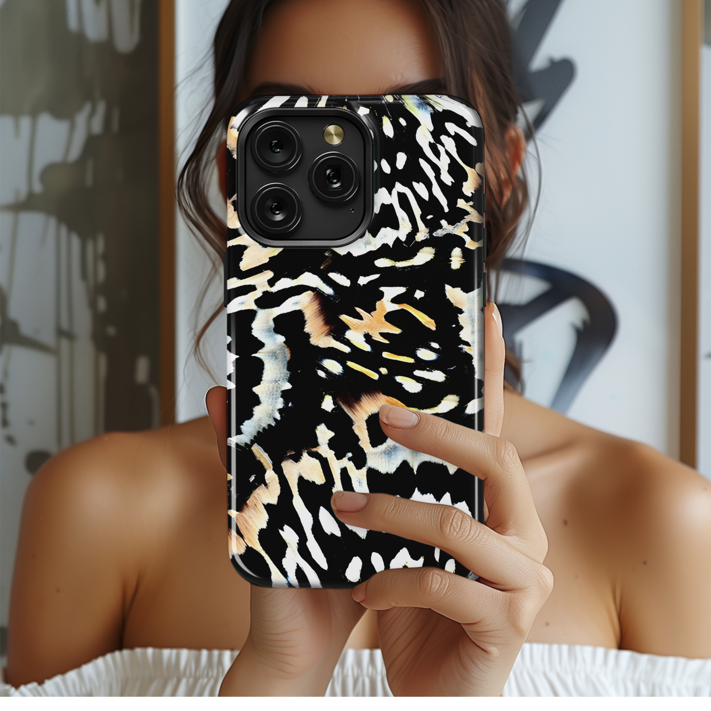 Butterfly Wing Pattern Phone Case iPhone Samsung Cover Pixel 2634