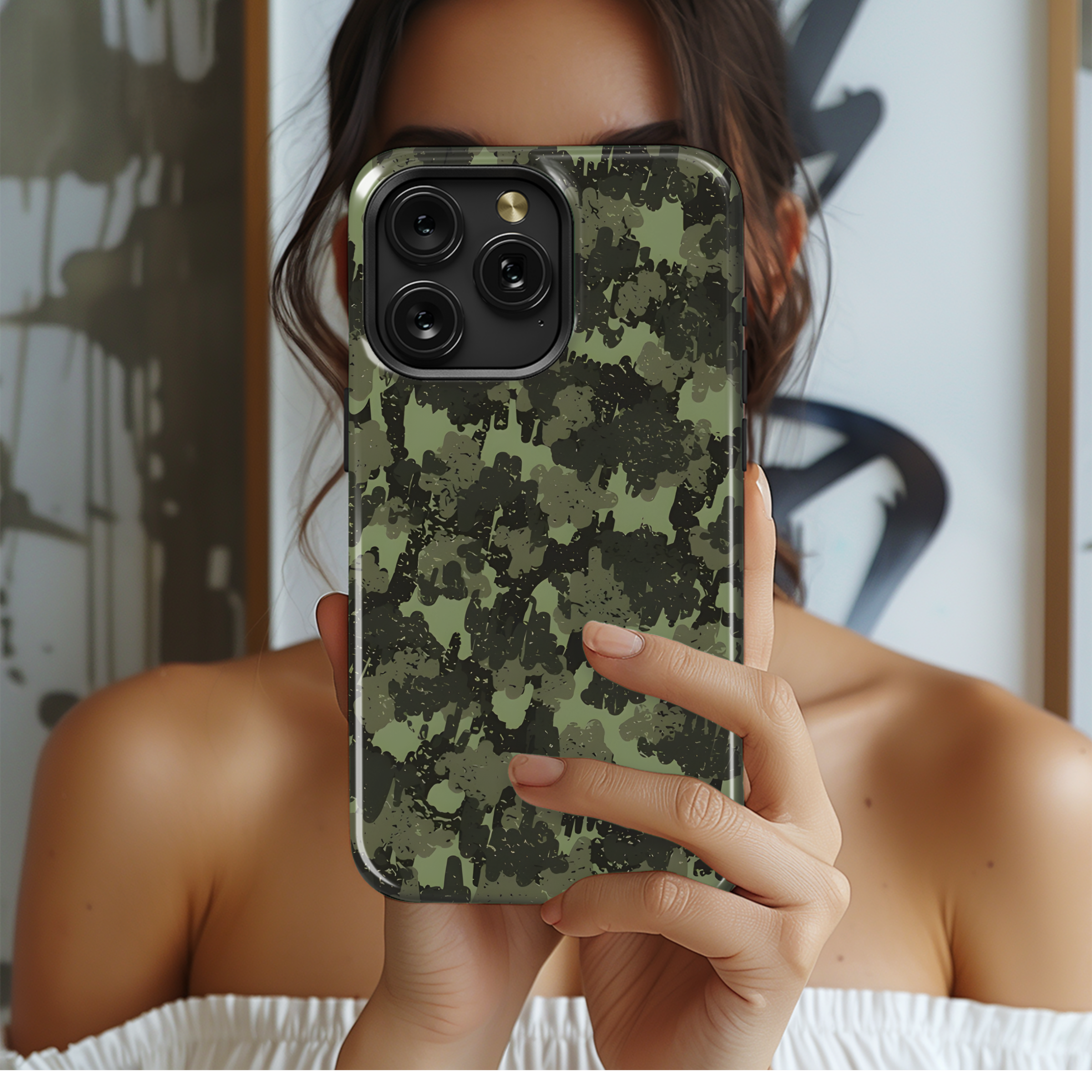 Camo Pattern Phone Case iPhone Samsung Cover Pixel 2212