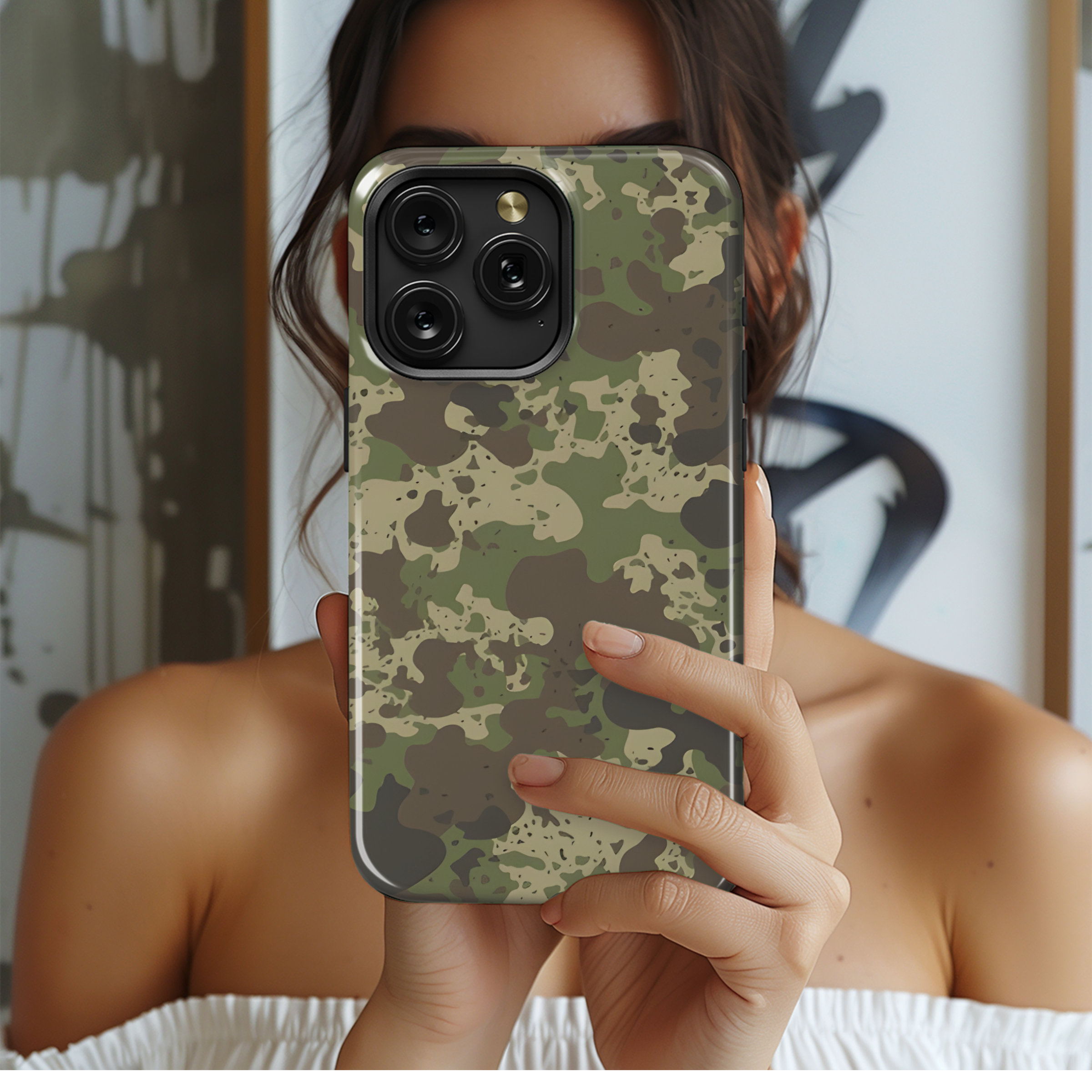 Camo Splash Drop Phone Case iPhone Samsung Cover Pixel 2208