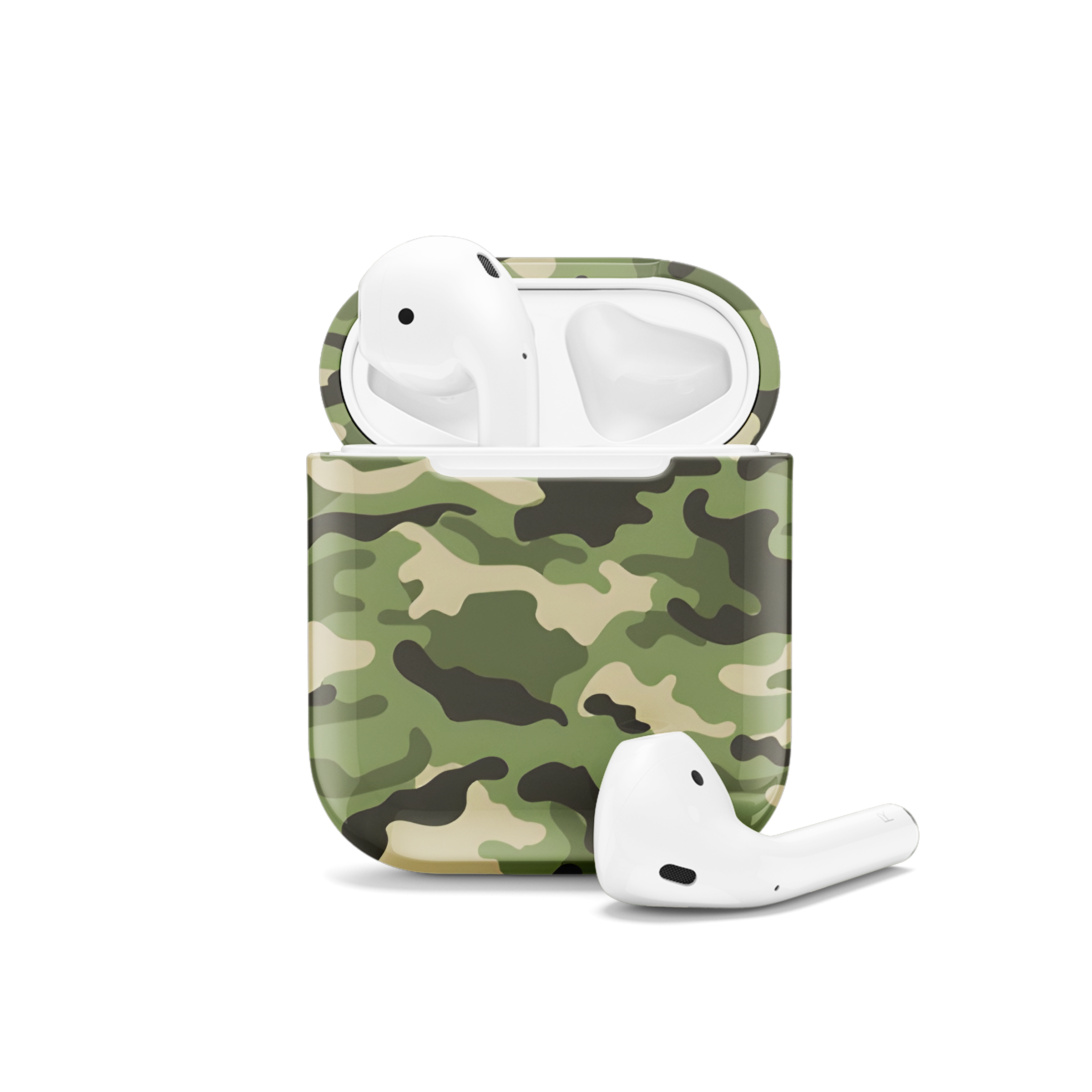 Camouflage Pattern AirPods Case AirPods Pro AirPods Pro 2 AirPods 3 AirPods 2 Glossy 2192