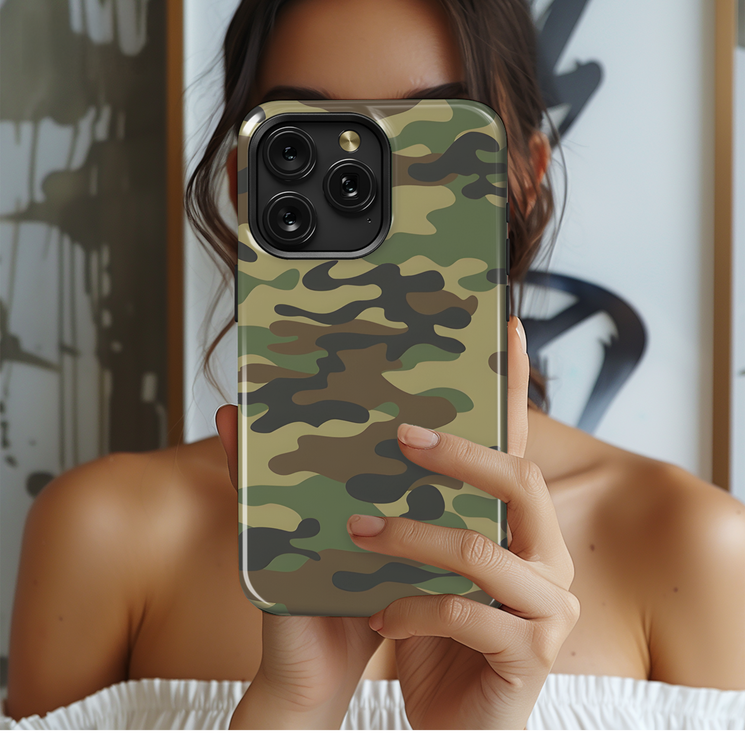 Camouflage Phone Case iPhone Samsung Cover Pixel 2196