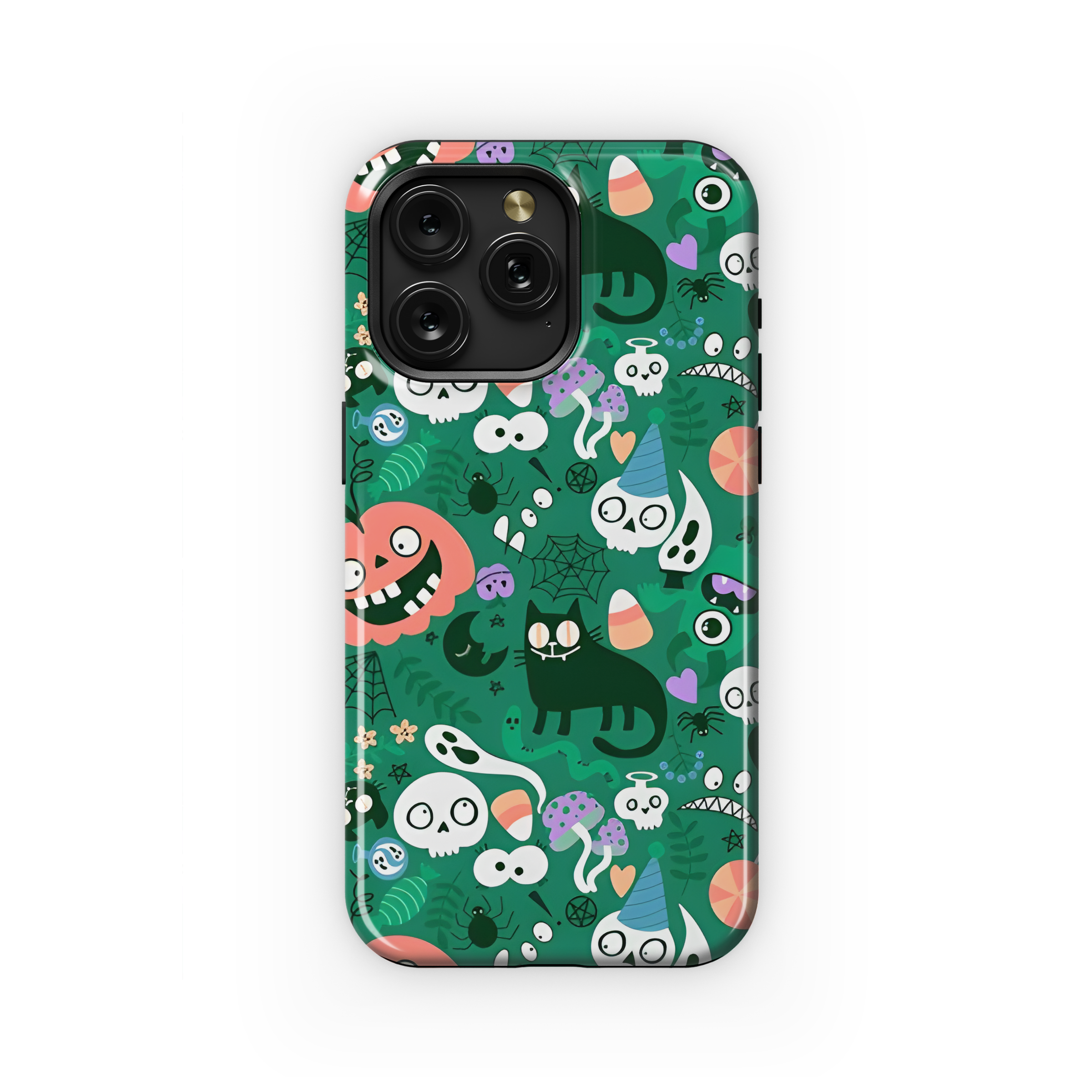 Cartoon Halloween Phone Case iPhone Samsung Cover Pixel 3182