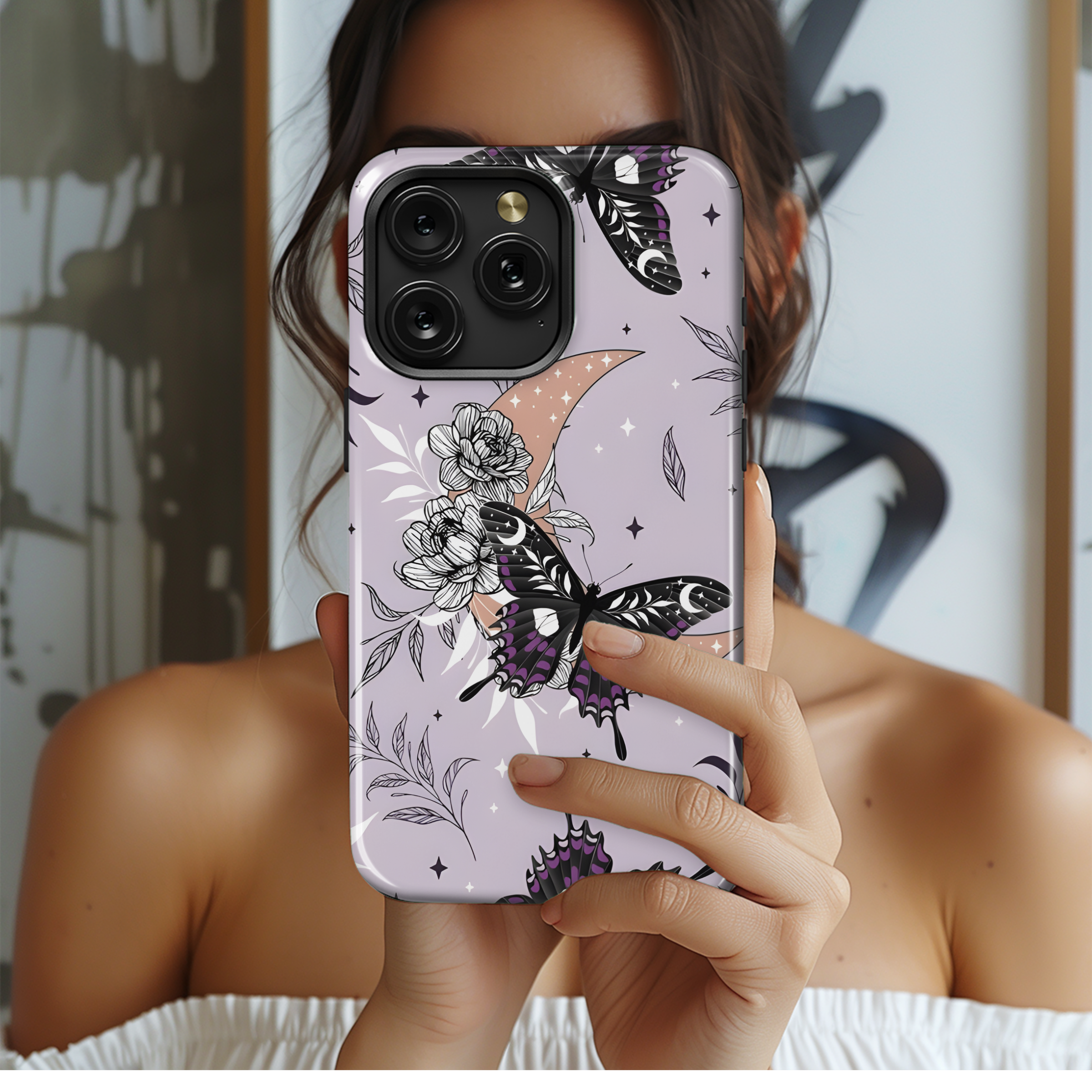 Celestial Herbs Boho Phone Case iPhone Samsung Cover Pixel 2733