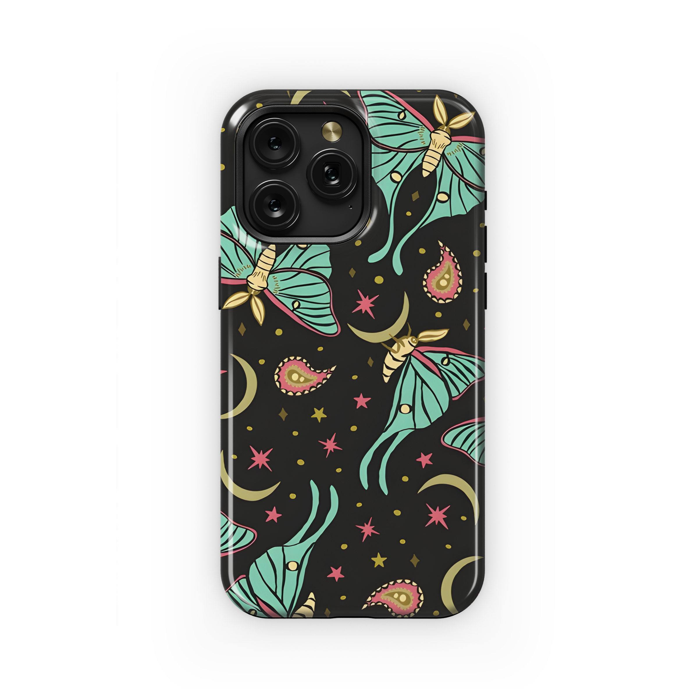 Celestial Moth Paisley Phone Case iPhone Samsung Cover Pixel 2725