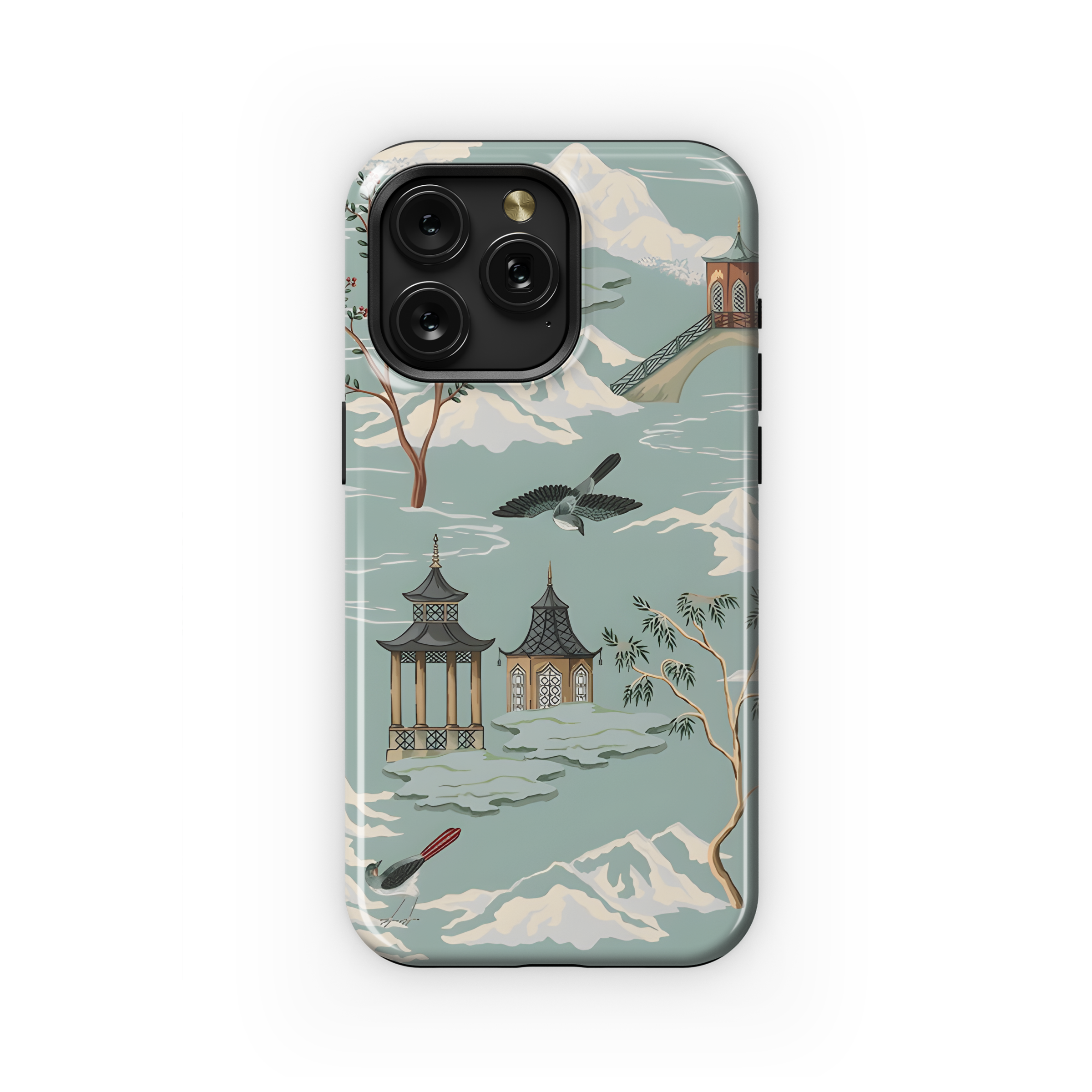 Chinese Pagoda Phone Case iPhone Samsung Cover Pixel 2613