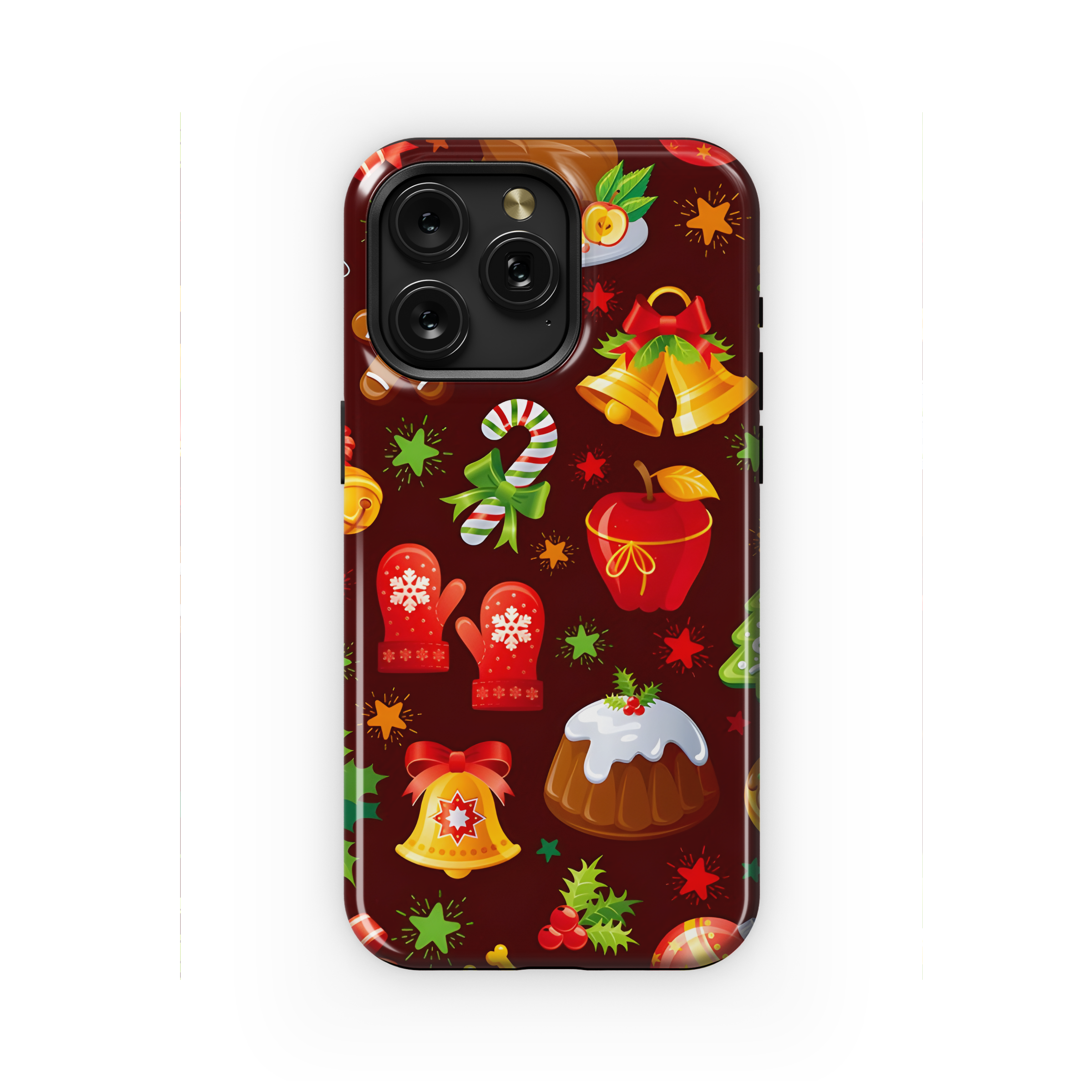 Christmas Food Seamless Phone Case iPhone Samsung Cover Pixel 2115