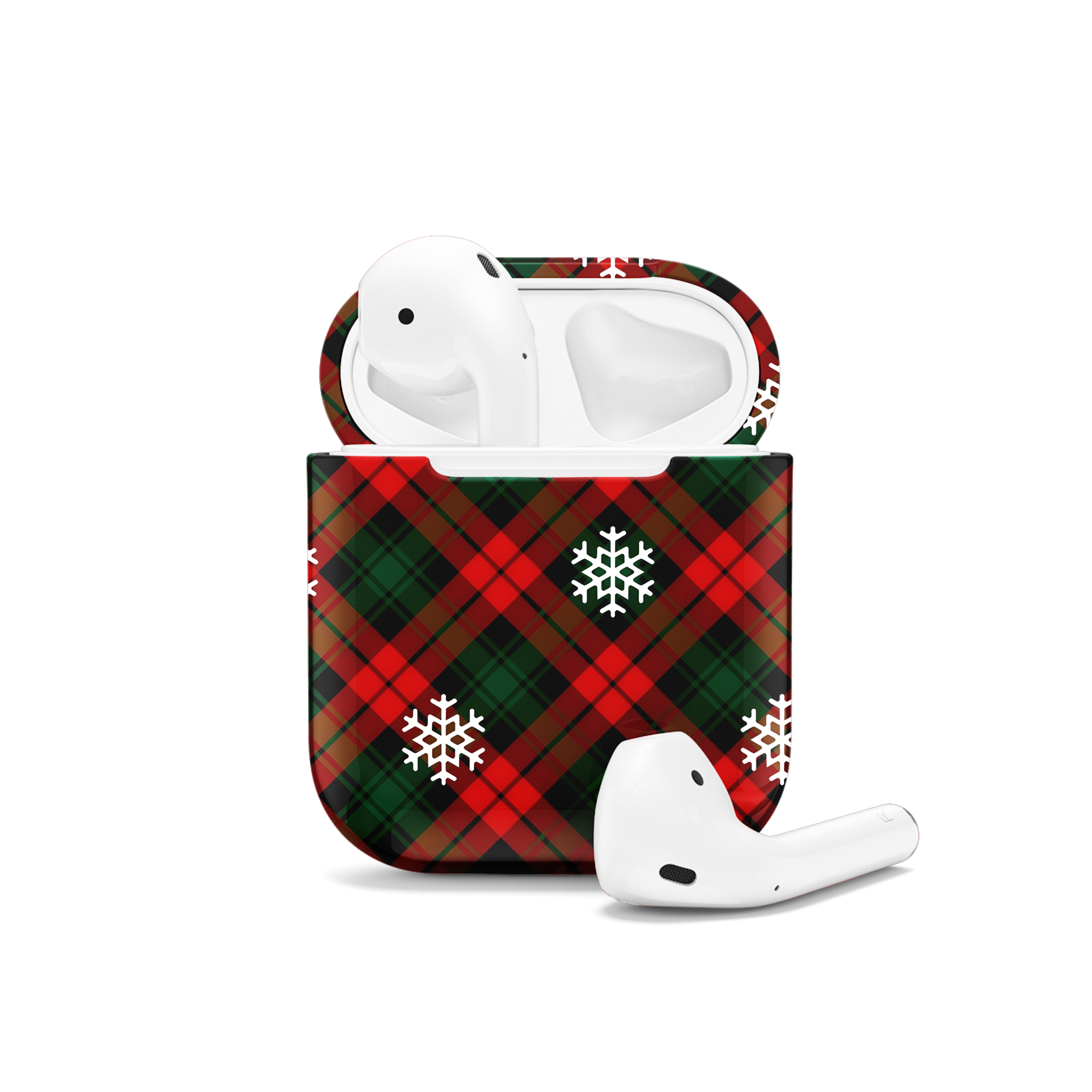 Christmas New Year Pattern Paper Cut AirPods Case AirPods Pro AirPods Pro 2 AirPods 3 AirPods 2 Glossy 2159