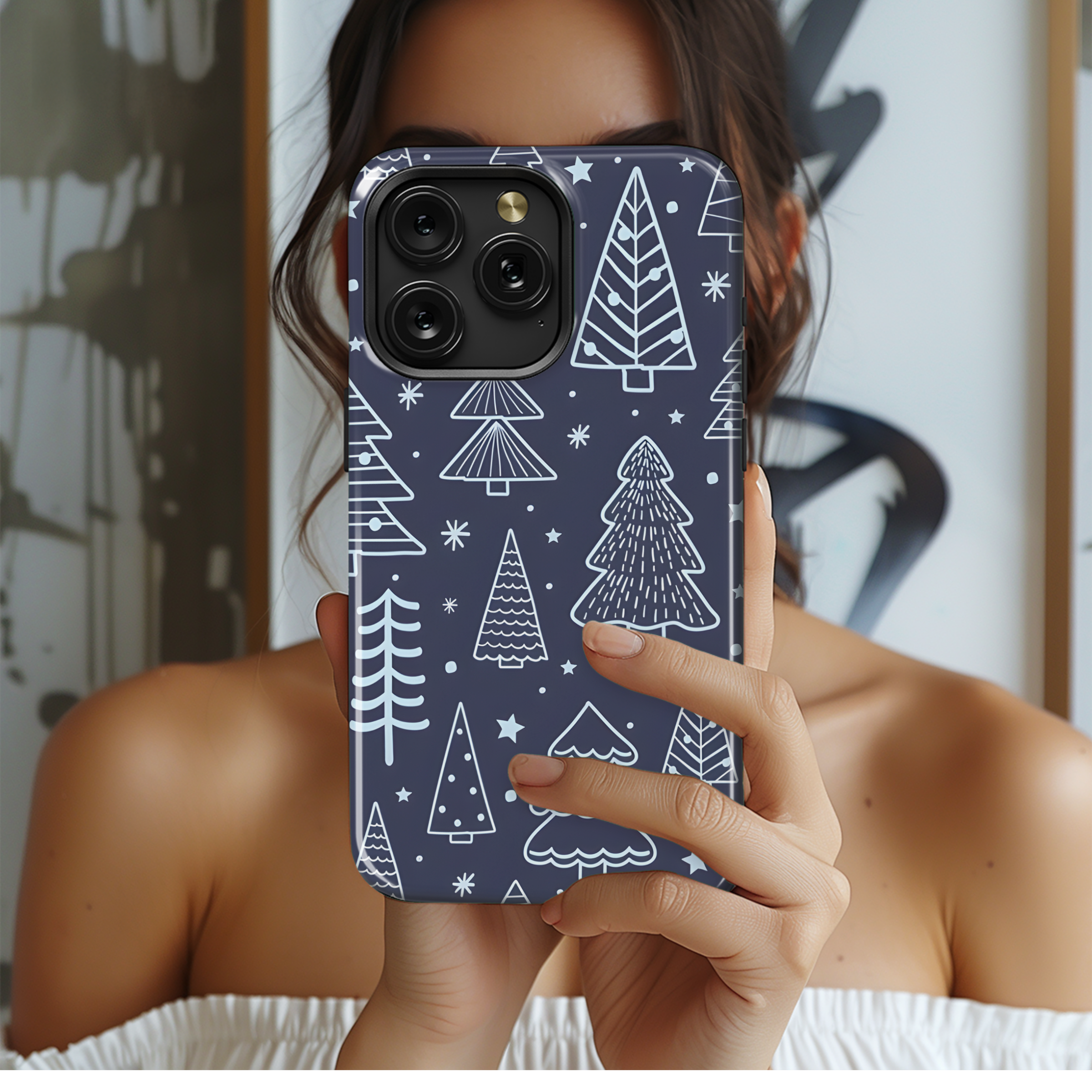 Christmas Pattern Phone Case iPhone Samsung Cover Pixel 2122