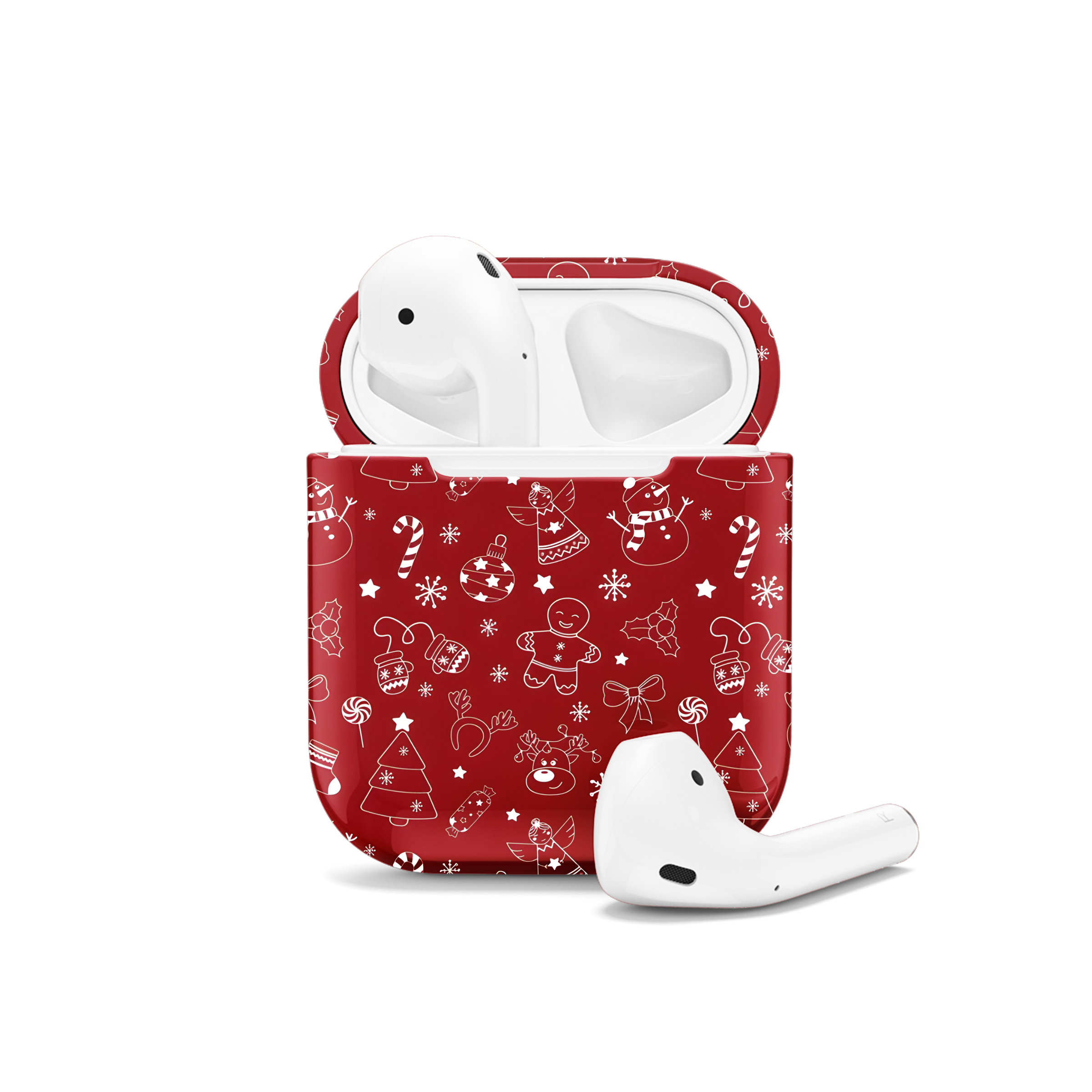 Christmas Seamless Pattern AirPods Case AirPods Pro AirPods Pro 2 AirPods 3 AirPods 2 Glossy 2118