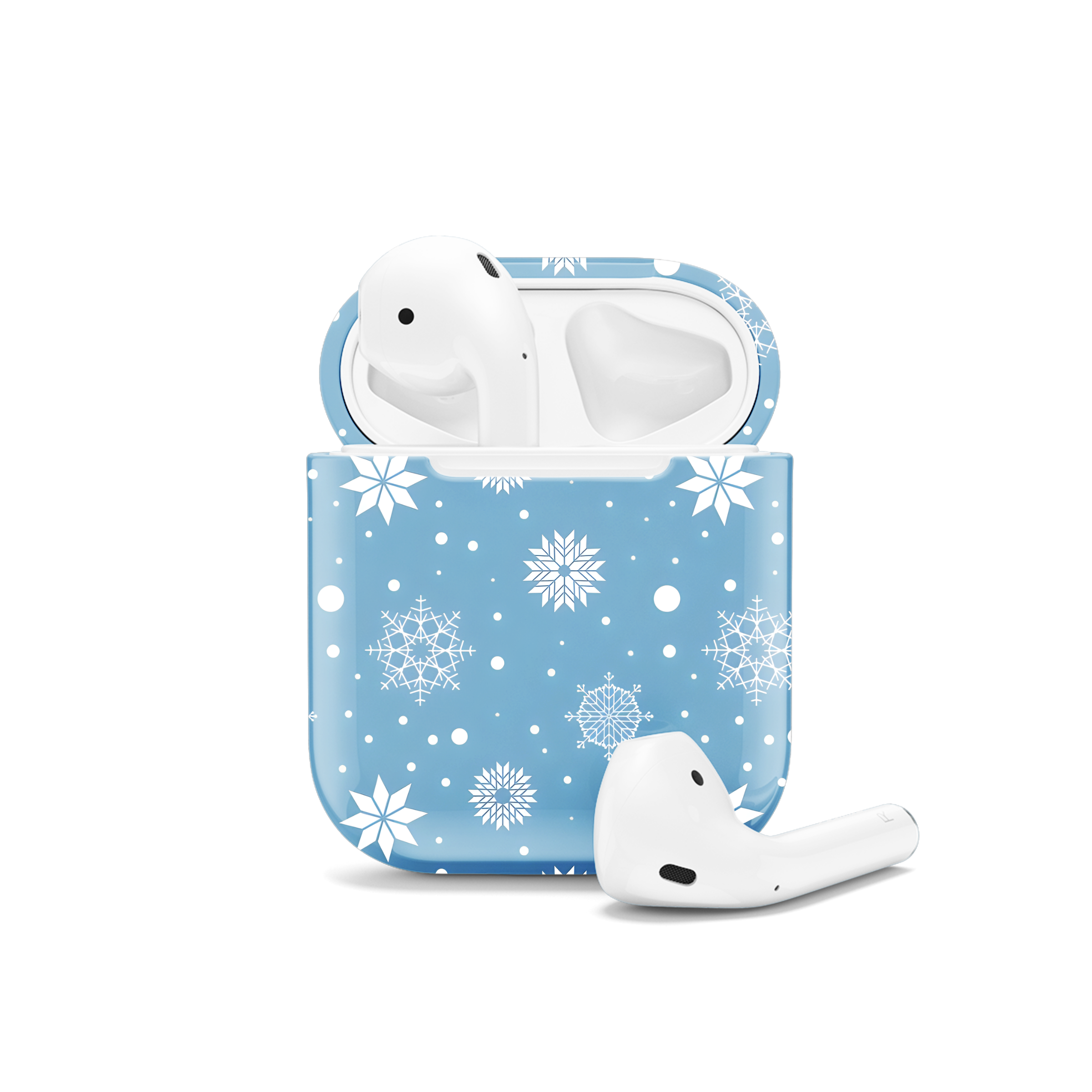 Christmas Snowflake Seamless Pattern AirPods Case AirPods Pro AirPods Pro 2 AirPods 3 AirPods 2 Glossy 2117