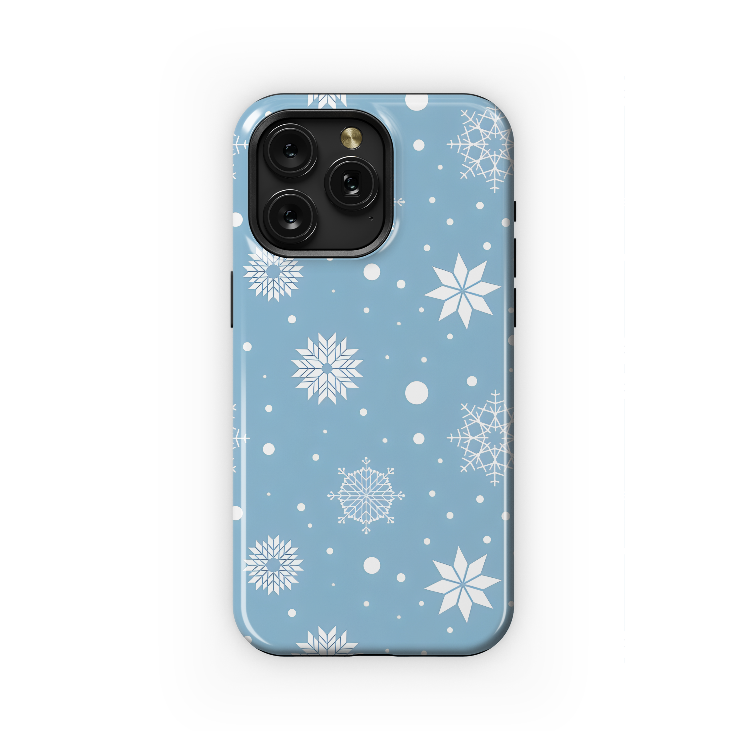 Christmas Snowflake Seamless Pattern Phone Case iPhone Samsung Cover Pixel 2117