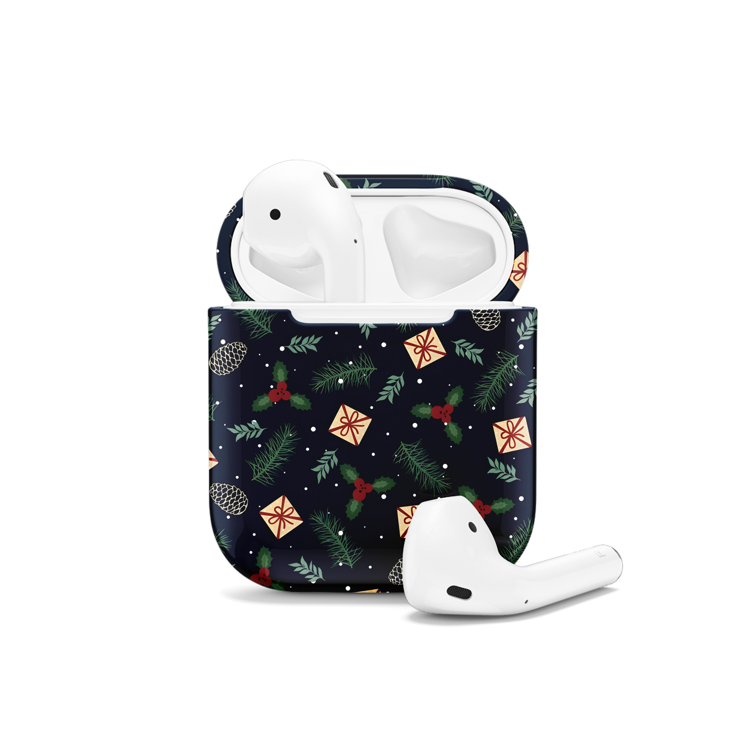 Christmas Winter Seamless Pattern AirPods Case AirPods Pro AirPods Pro 2 AirPods 3 AirPods 2 Glossy 2126