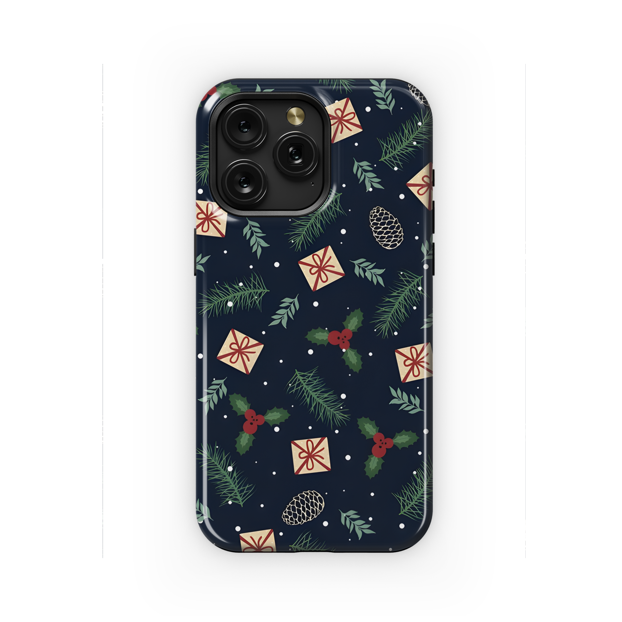 Christmas Winter Seamless Pattern Phone Case iPhone Samsung Cover Pixel 2126