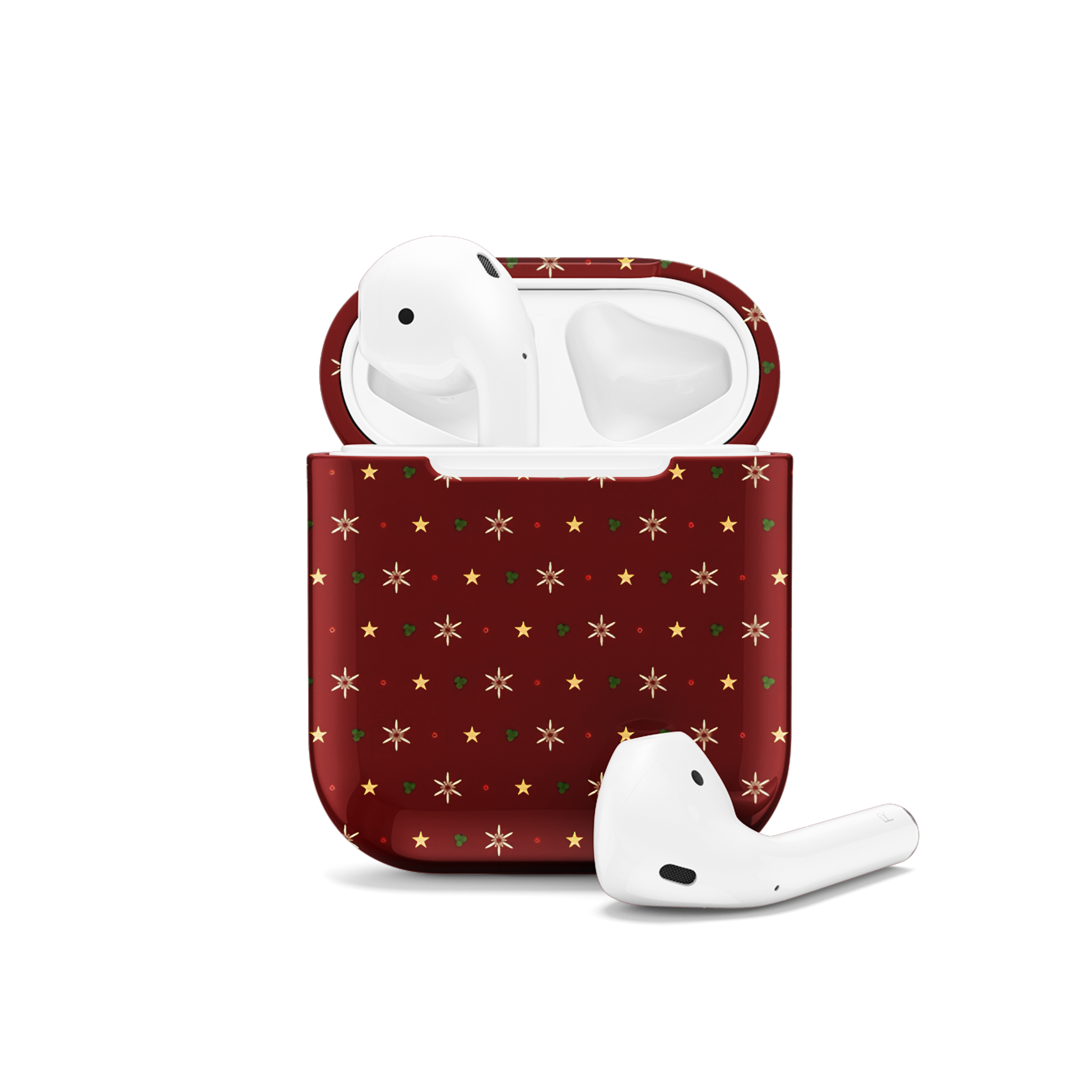 Christmas Wrapping Paper Seamless AirPods Case AirPods Pro AirPods Pro 2 AirPods 3 AirPods 2 Glossy 2119