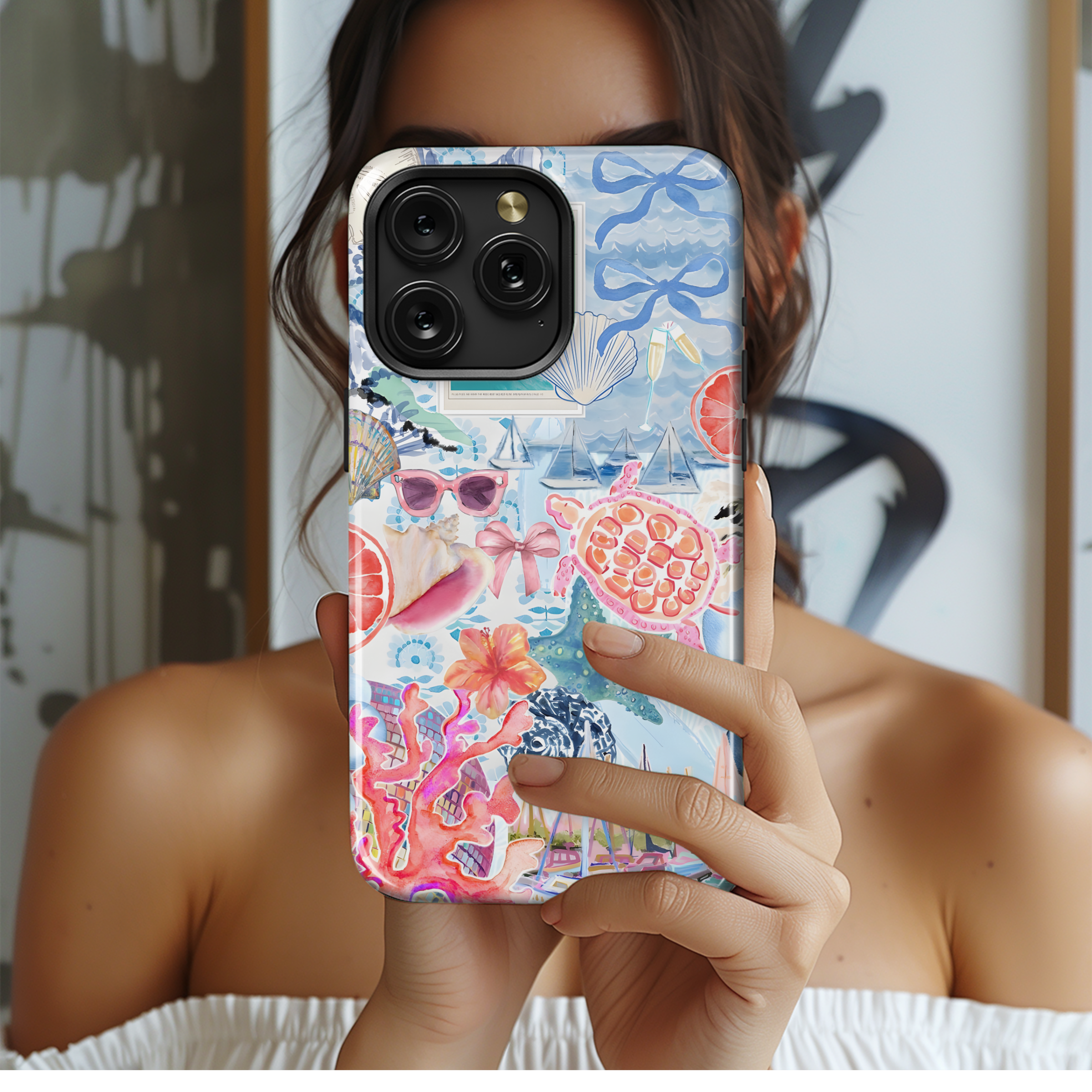 Coastal Summer Vibes
 Phone Case iPhone Samsung Cover Pixel 4195