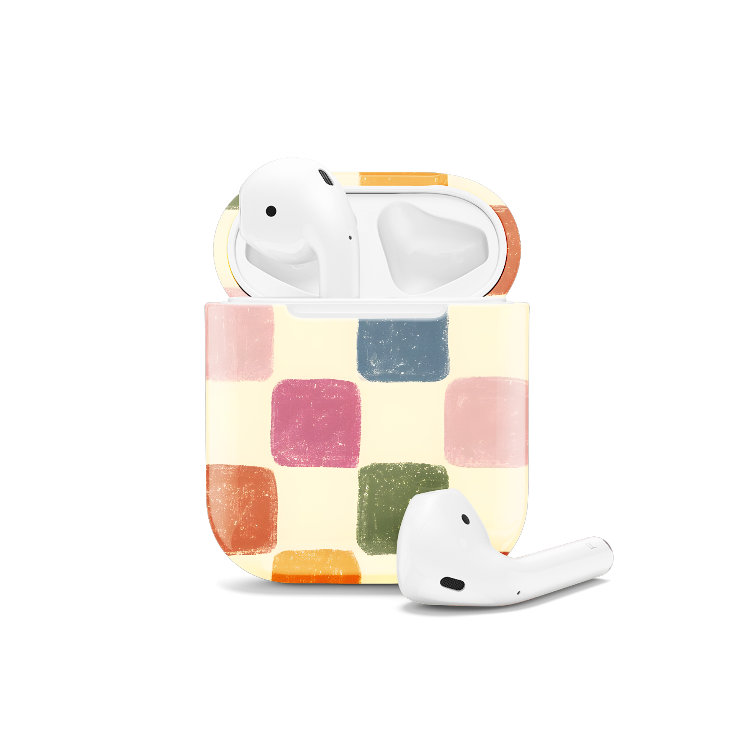 Colorful Checkered AirPods Case AirPods Pro AirPods Pro 2 AirPods 3 AirPods 2 Glossy 1763