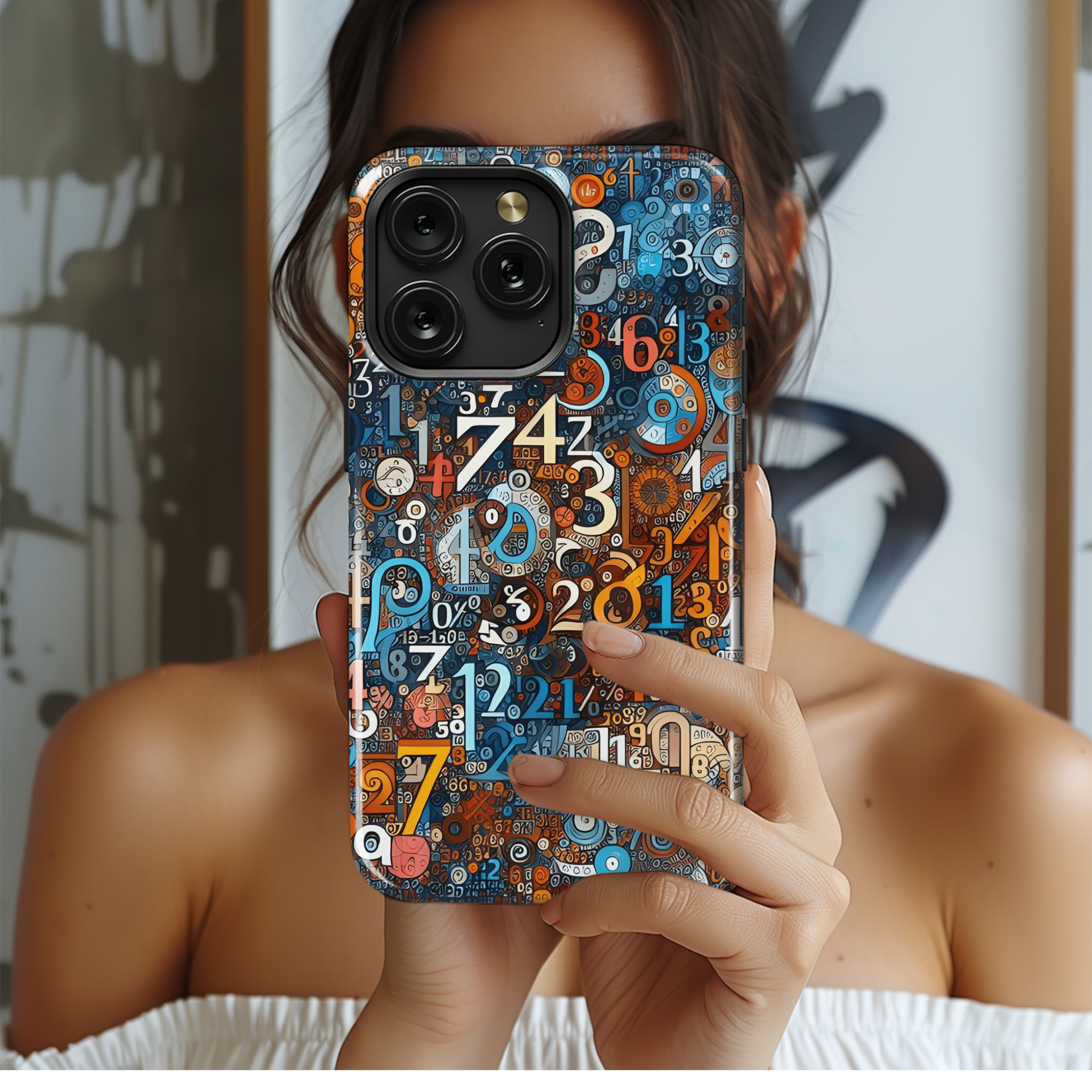 Colorful Math Phone Case iPhone Samsung Cover Pixel 2900