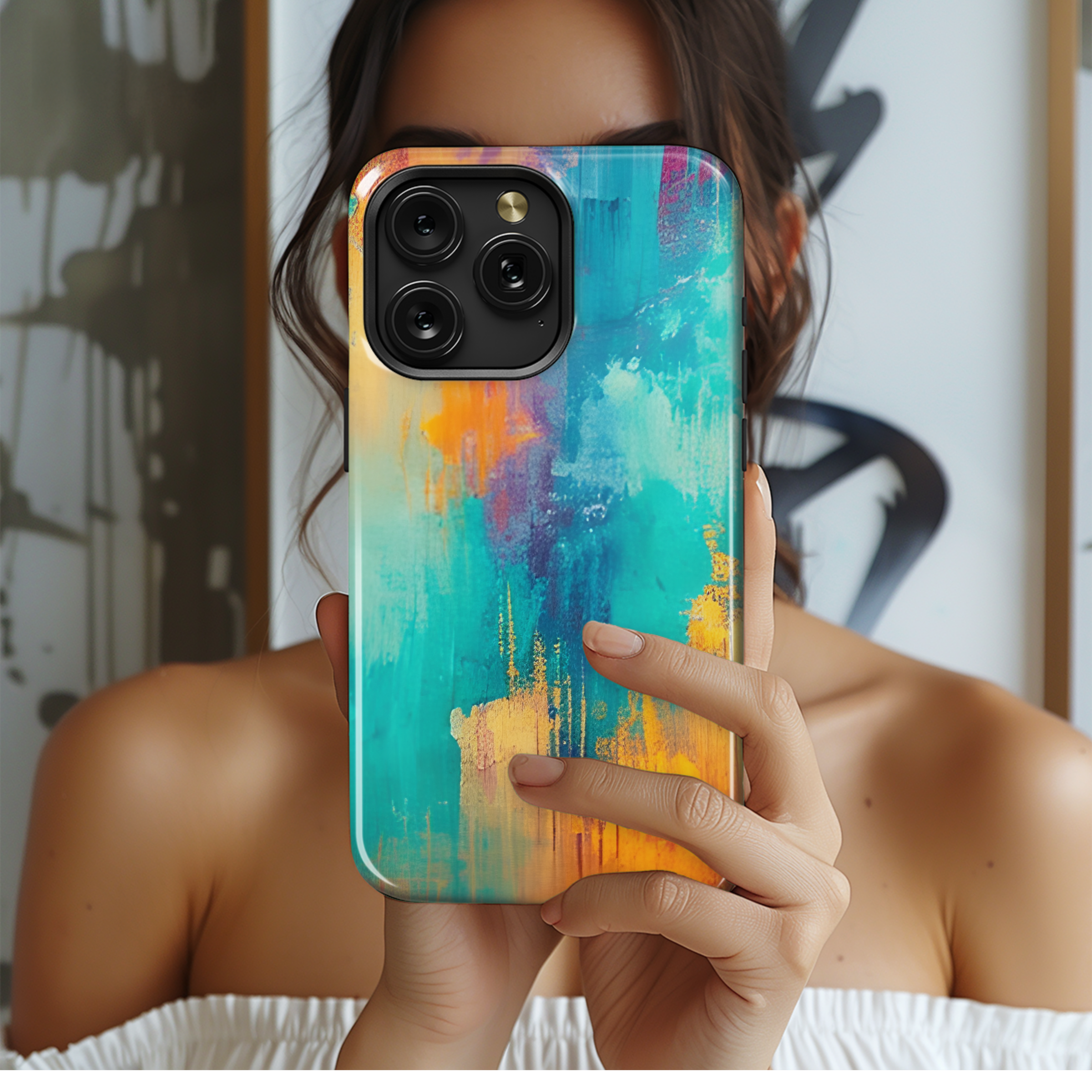 Colorful Texture Phone Case iPhone Samsung Cover Pixel 2598