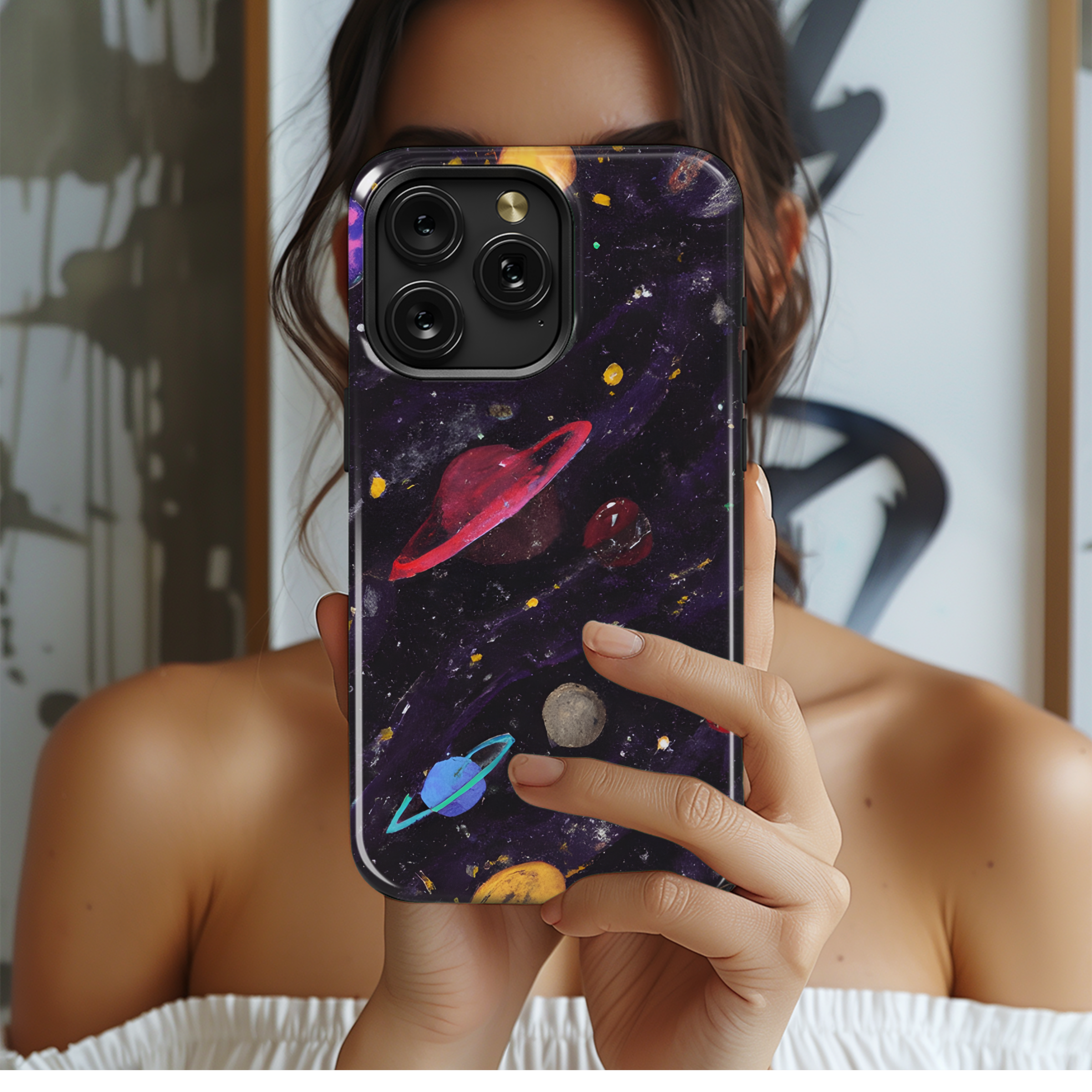 Cosmic Tapestry Phone Case iPhone Samsung Cover Pixel 3494