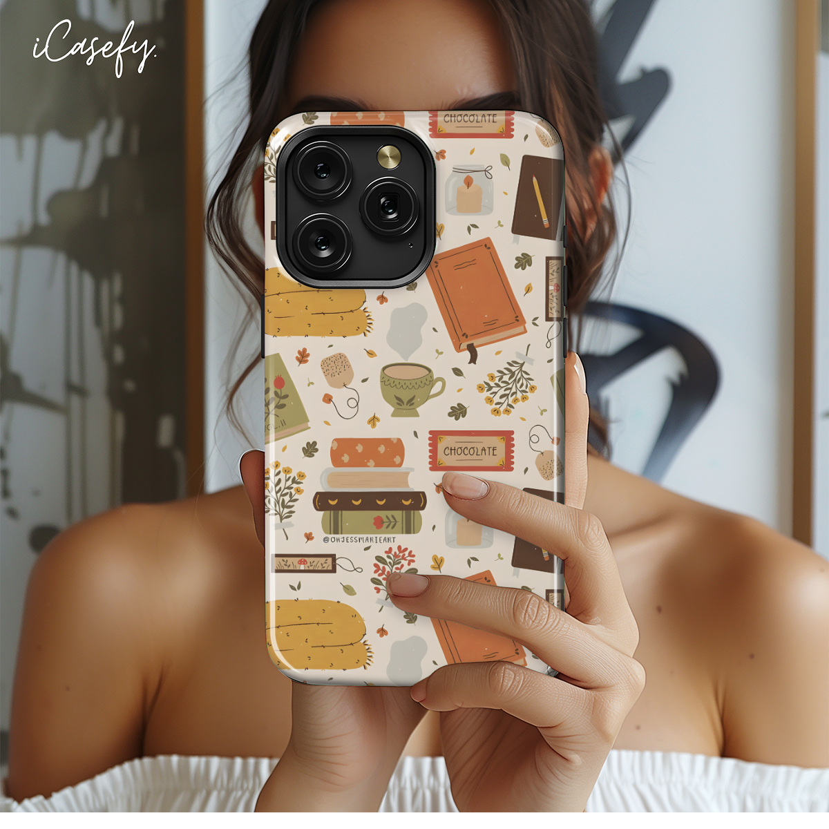 Cozy Reading Time Phone Case iPhone Samsung Cover Pixel 1721