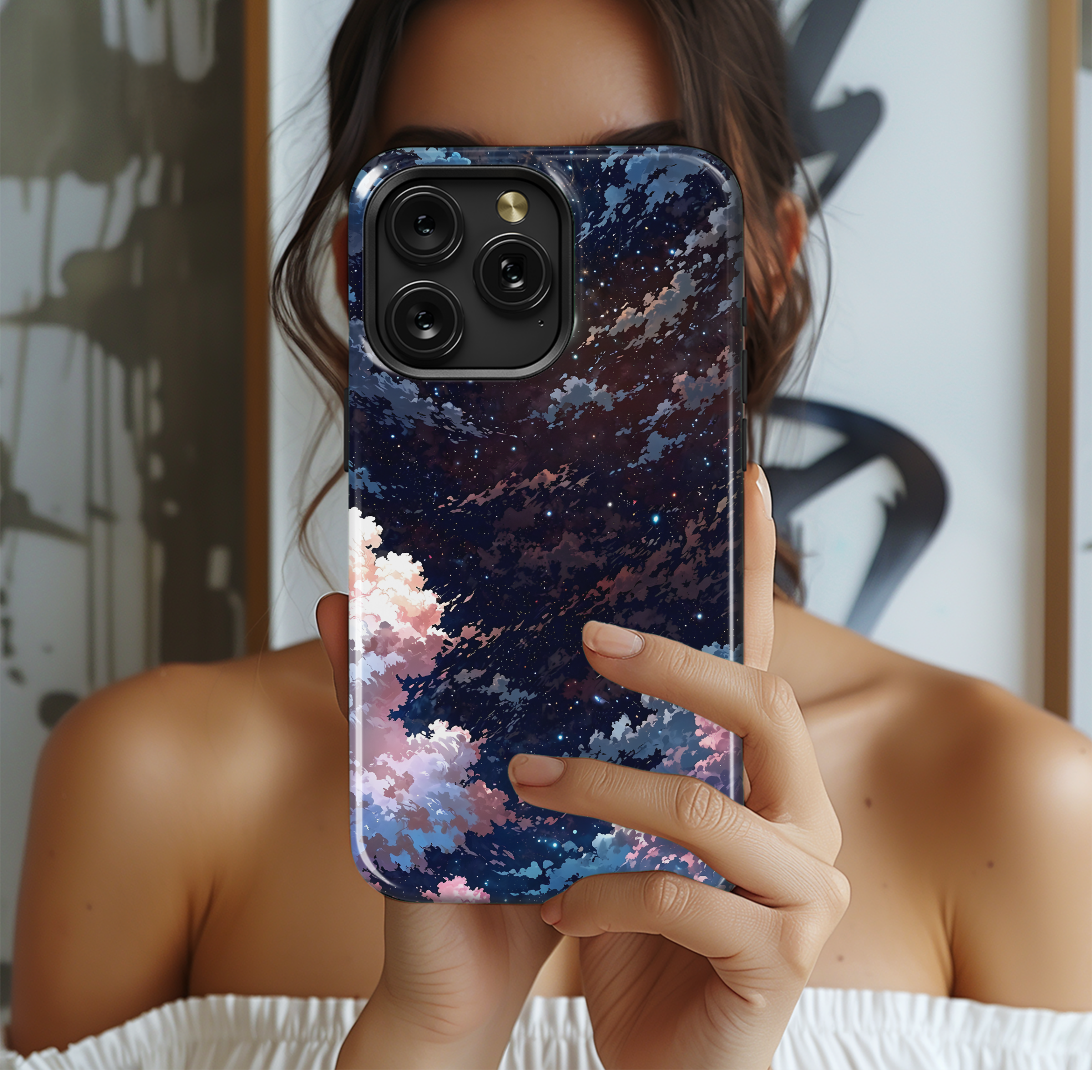 Crescent Moon Dreamscape
 Phone Case iPhone Samsung Cover Pixel 3993