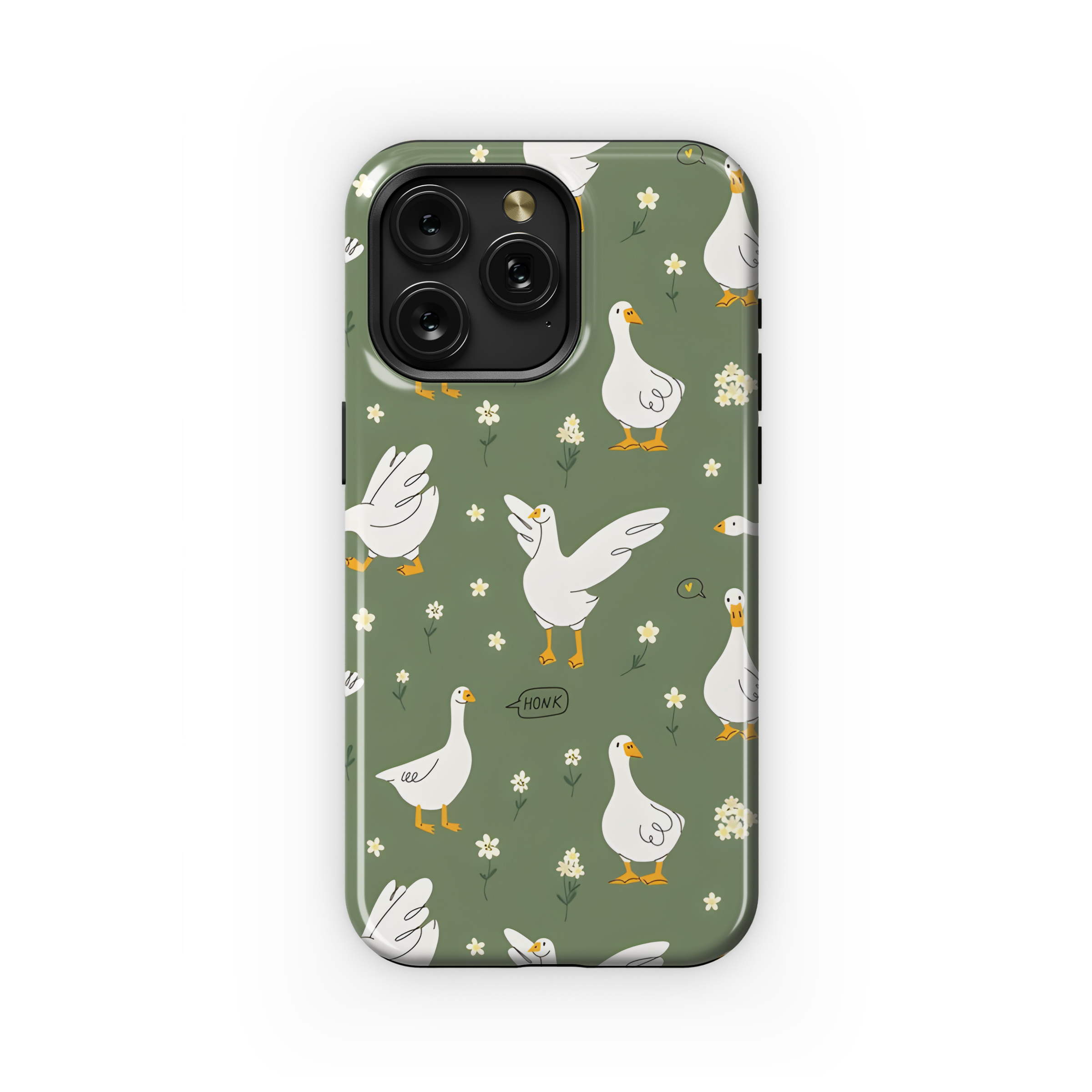 Cute Goose Phone Case iPhone Samsung Cover Pixel 2680