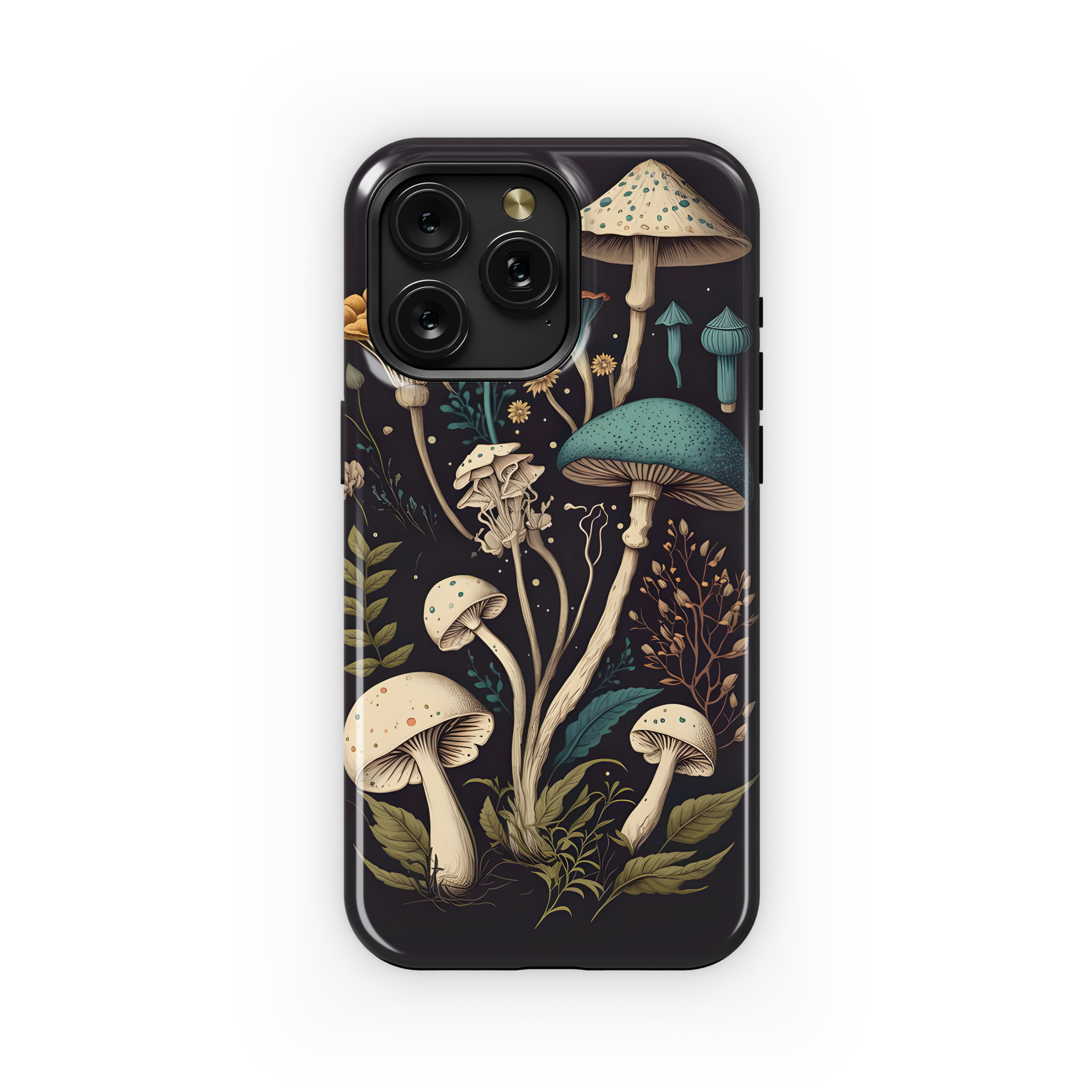 Dark Mushroom Art Phone Case iPhone Samsung Cover Pixel 1935