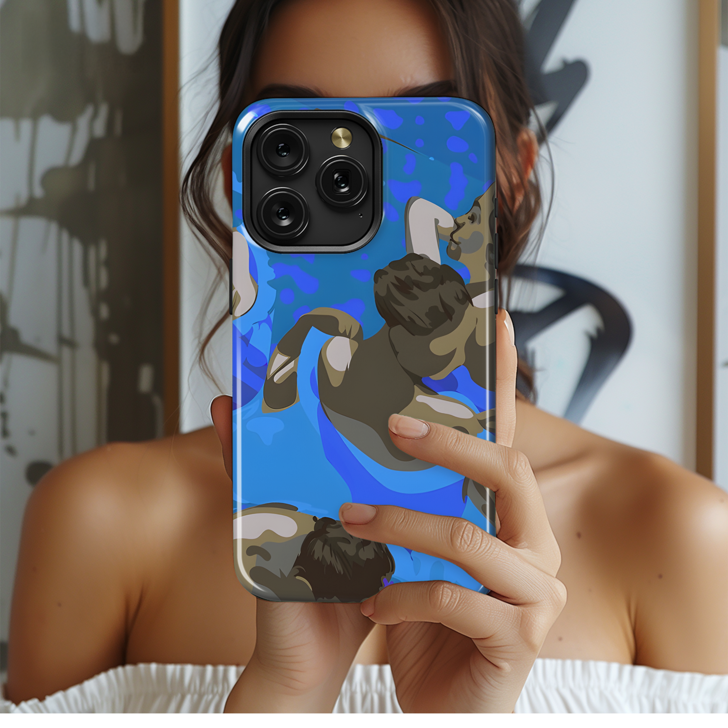 Degas Blue Dancers Phone Case iPhone Samsung Cover Pixel 2402