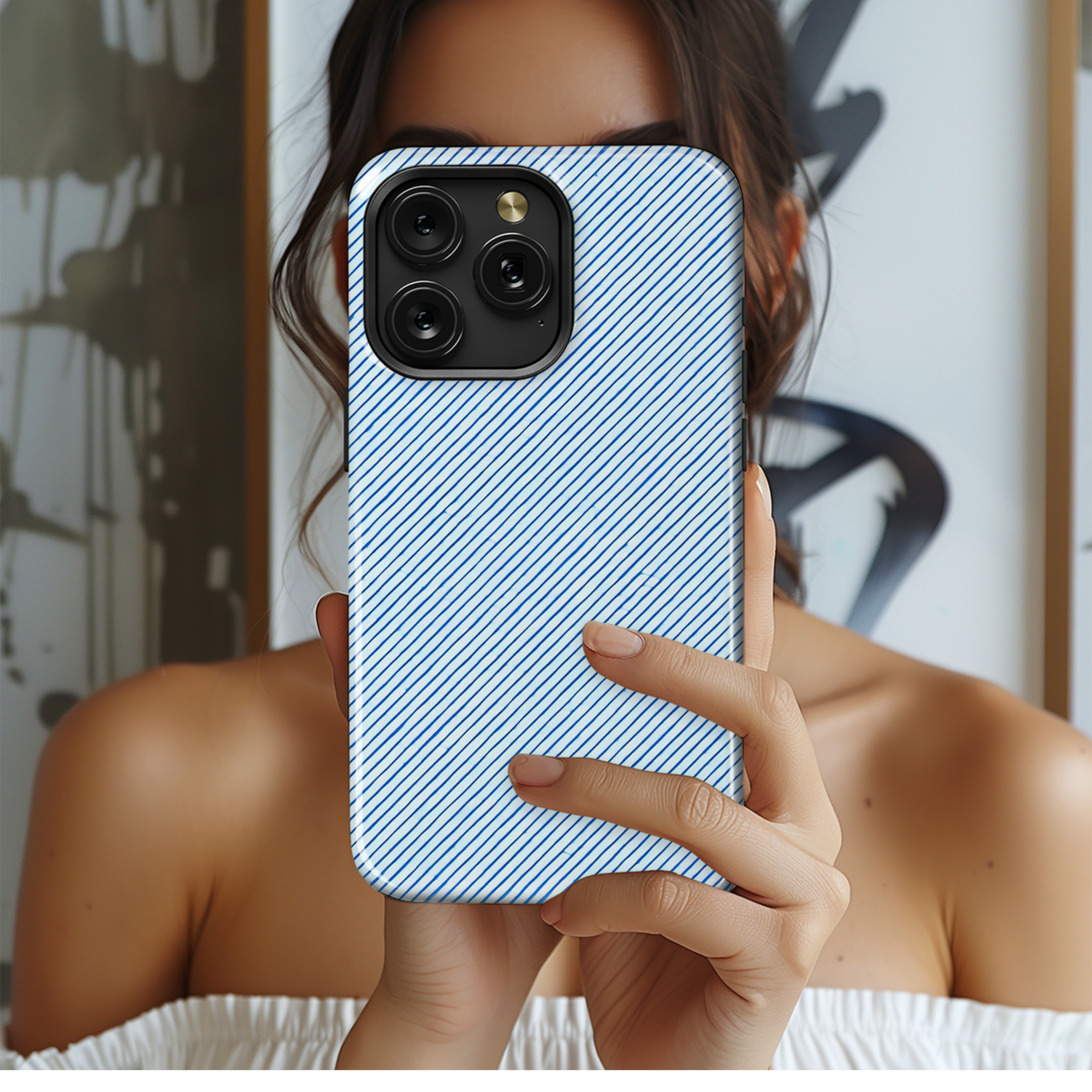 Denim Texture Phone Case iPhone Samsung Cover Pixel 2443