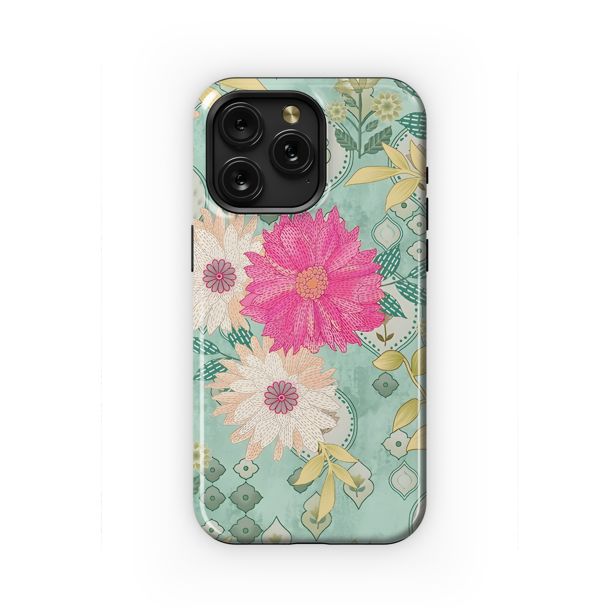 Digital Seamless Floral Phone Case iPhone Samsung Cover Pixel 2355