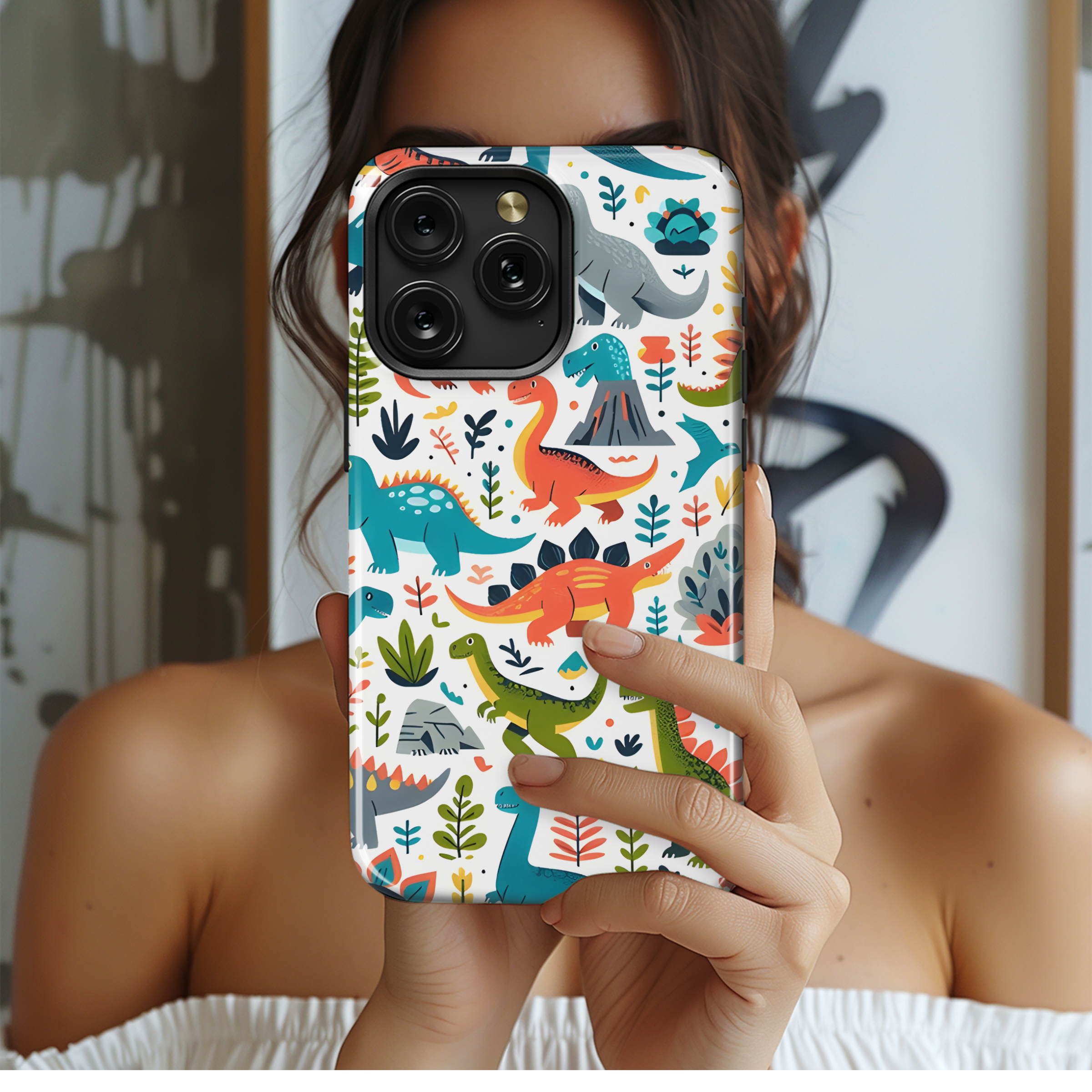 Dinosaur For Kids Phone Case iPhone Samsung Cover Pixel 2894