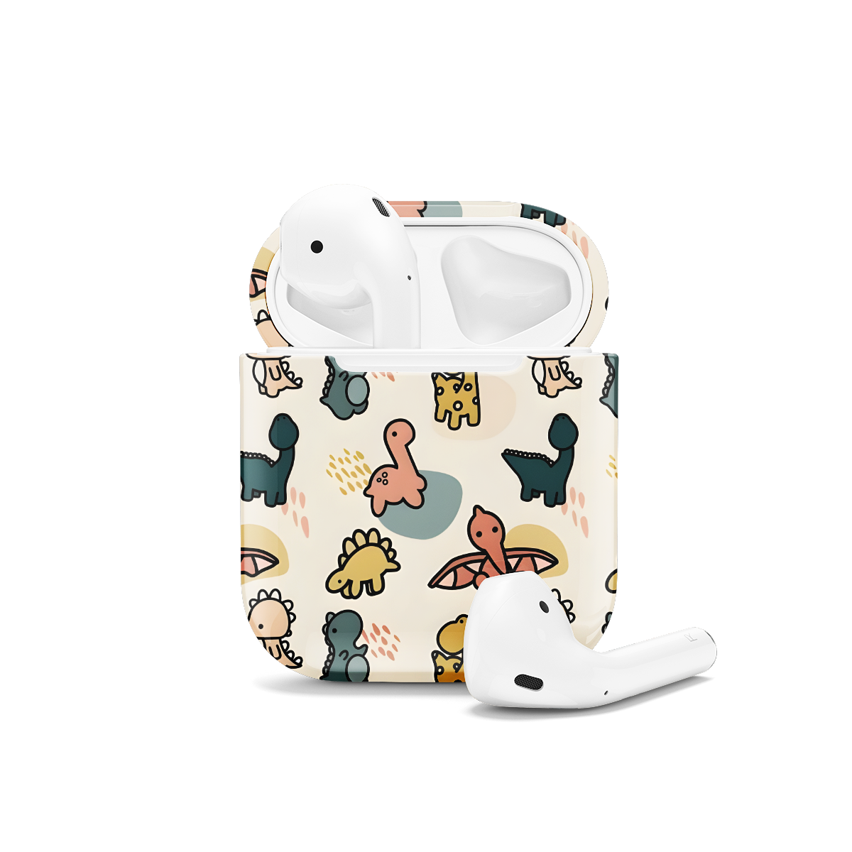 Dinosaur pattern AirPods Case AirPods Pro AirPods Pro 2 AirPods 3 AirPods 2 Glossy 1482