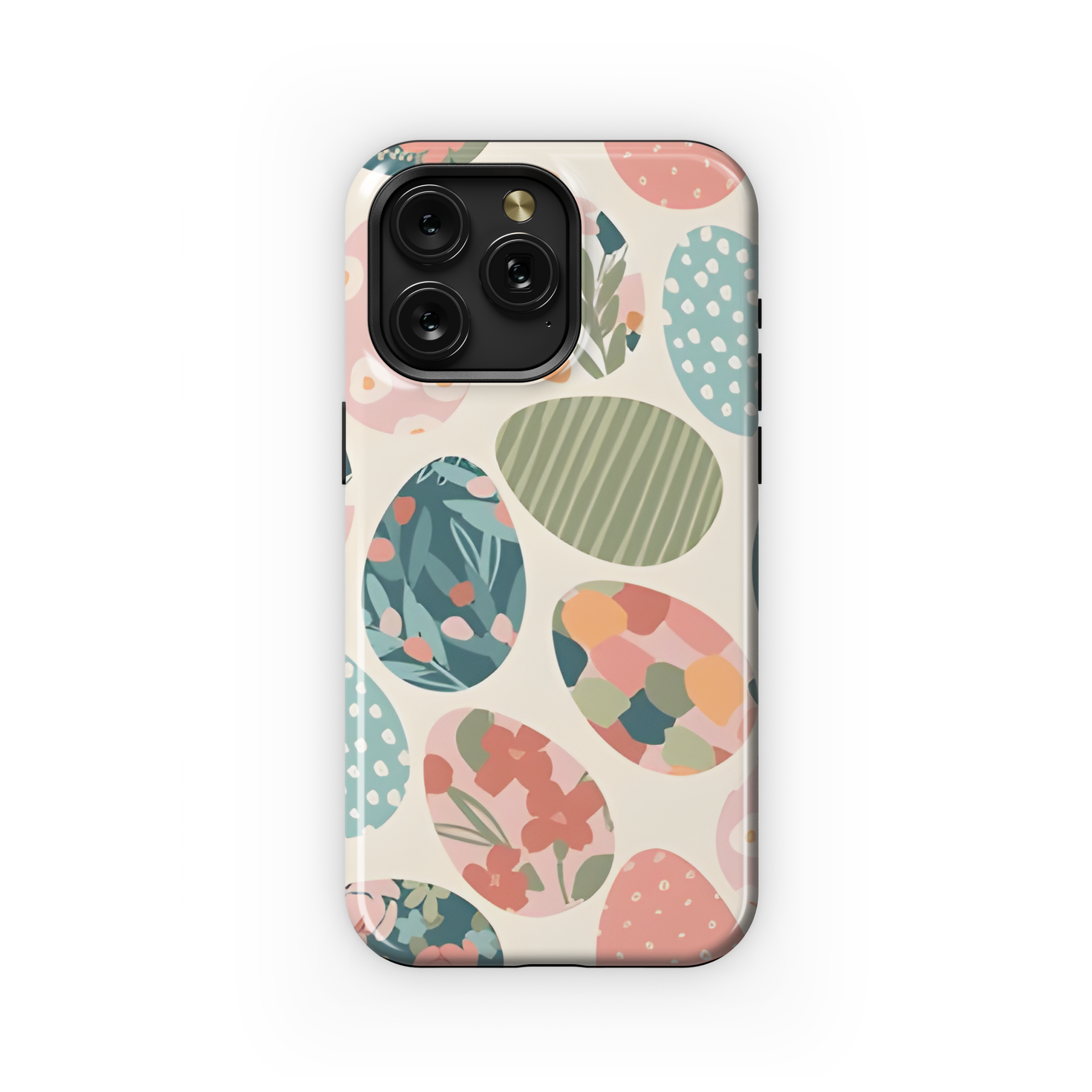 Easter Eggs Abstract Flower Phone Case iPhone Samsung Cover Pixel 3921