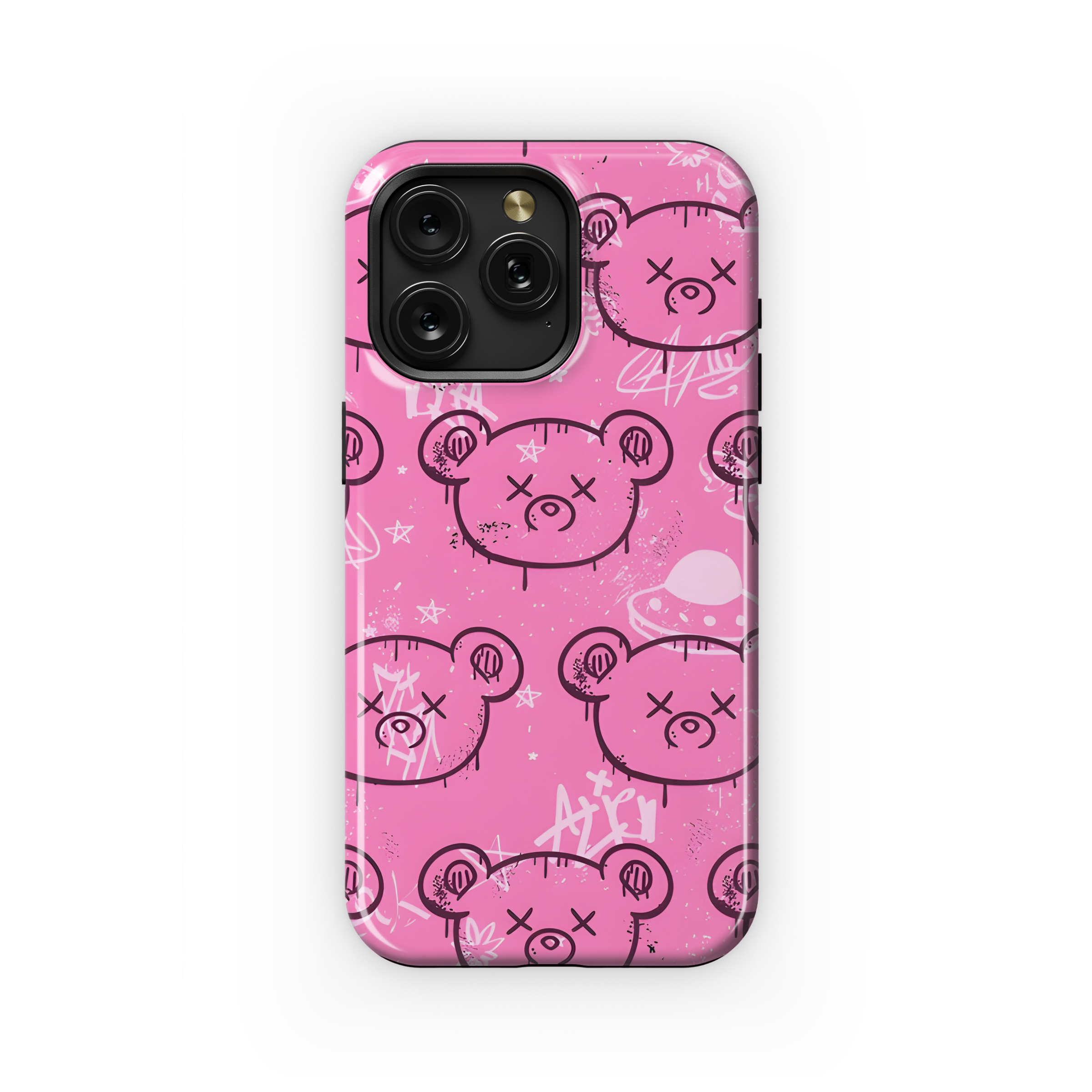 Emo Graffiti Bear Phone Case iPhone Samsung Cover Pixel 2554