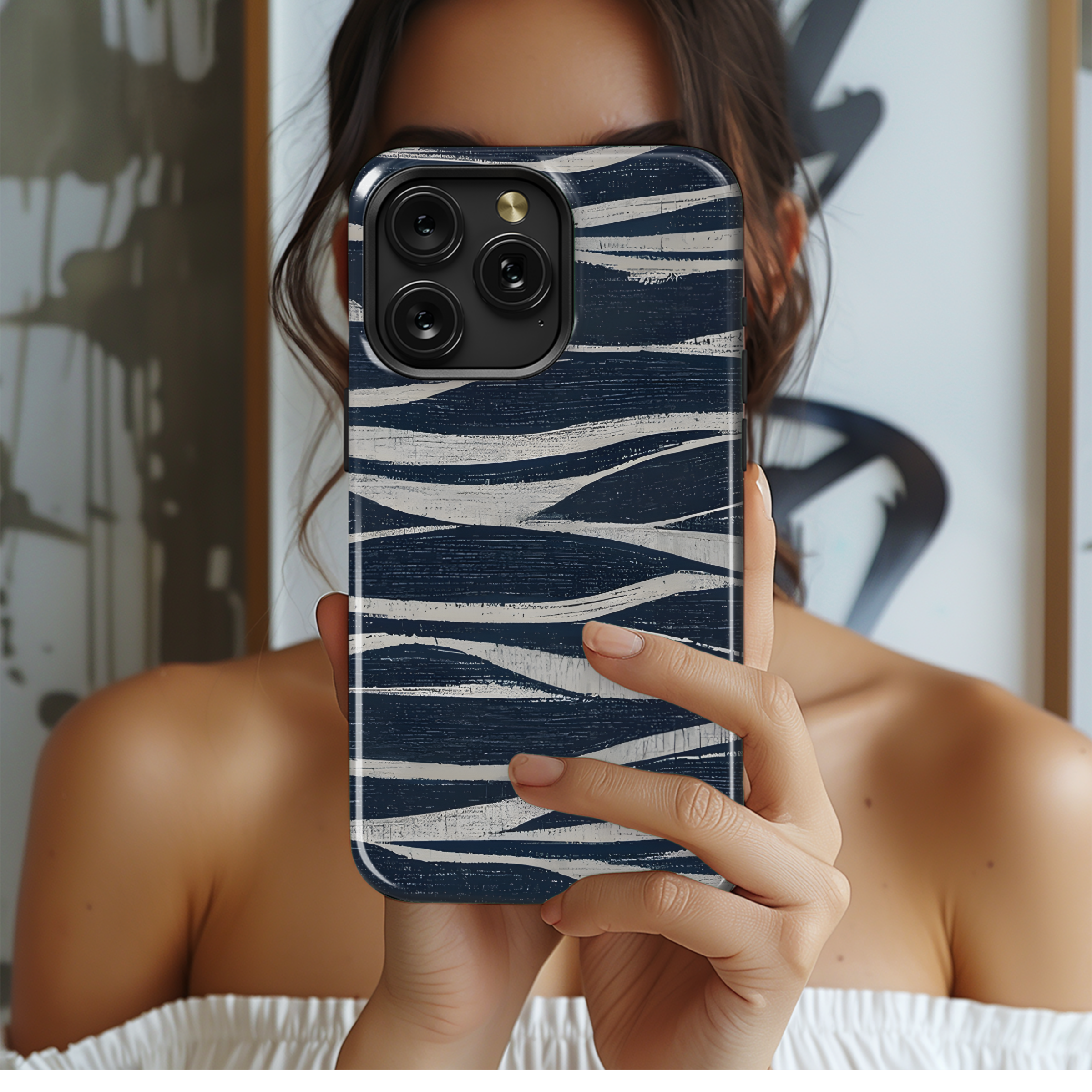 Ethnic Ikat Abstract Phone Case iPhone Samsung Cover Pixel 2466