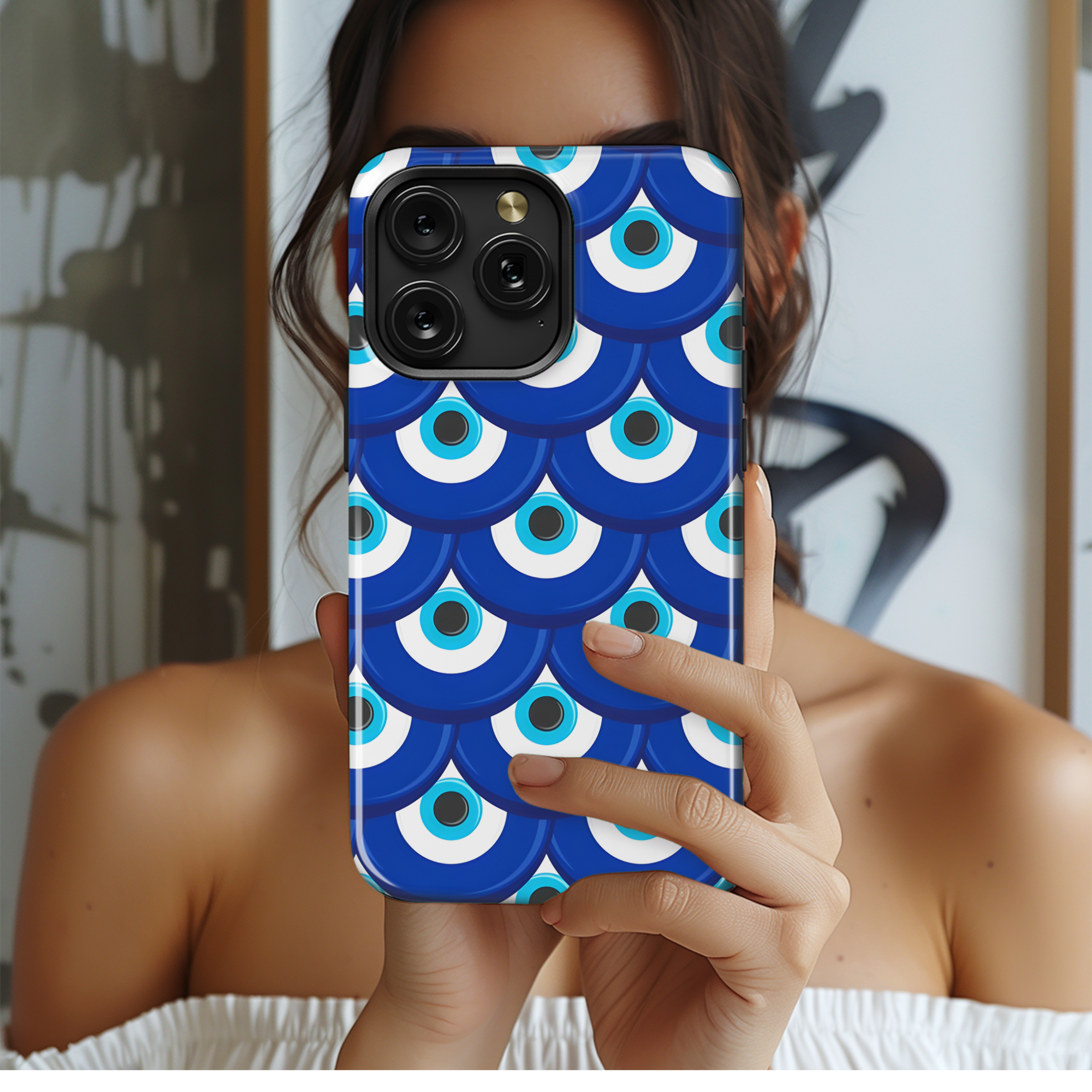 Evil Eye Phone Case iPhone Samsung Cover Pixel 2400