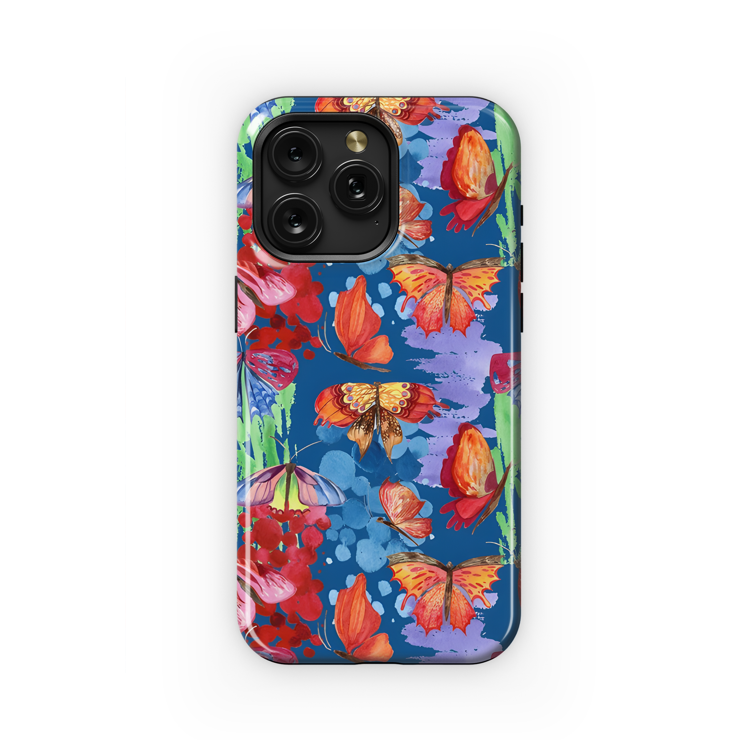 Exotic Butterfly Watercolor Phone Case iPhone Samsung Cover Pixel 2639