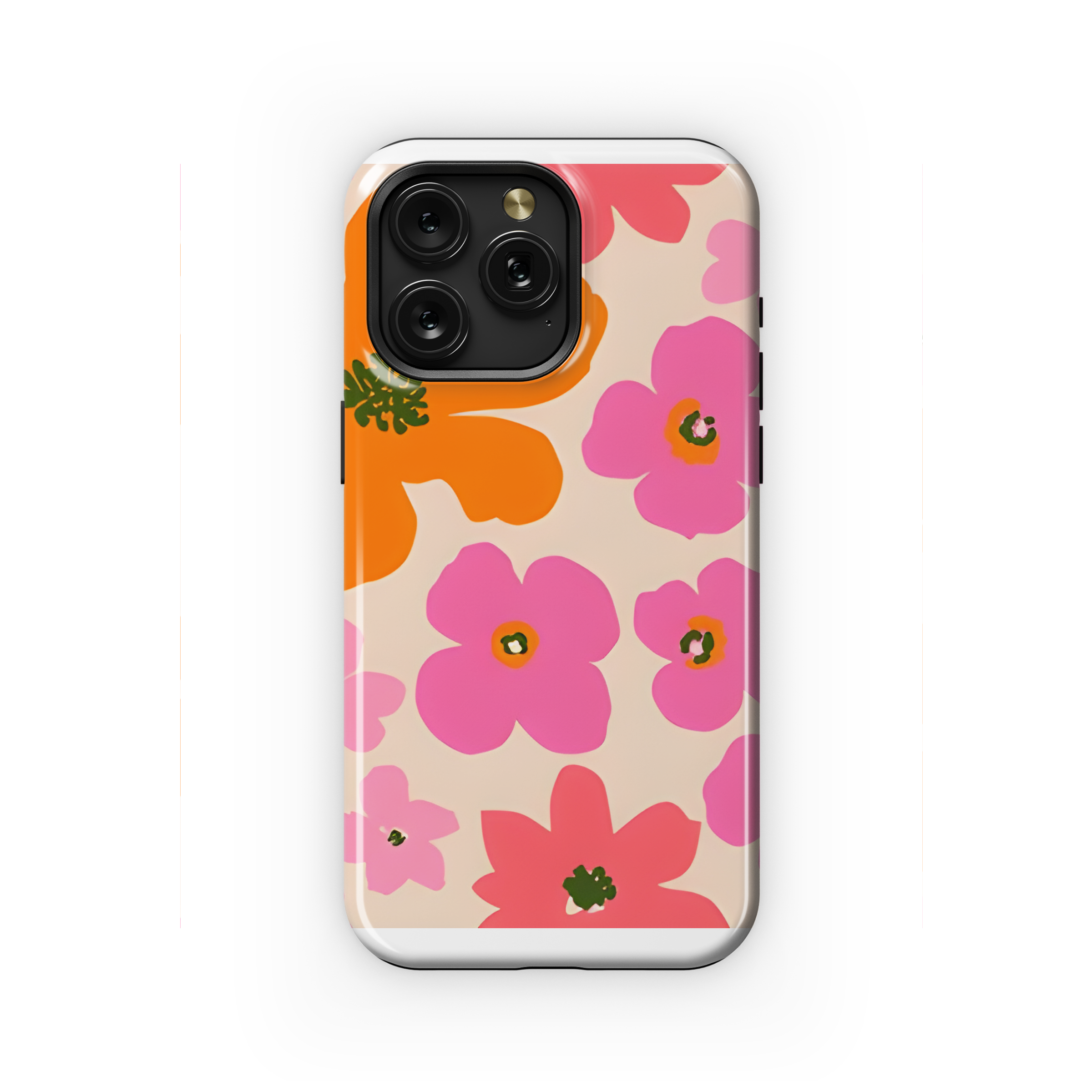 Exotic Hand Drawn Floral Pattern Phone Case iPhone Samsung Cover Pixel 2305