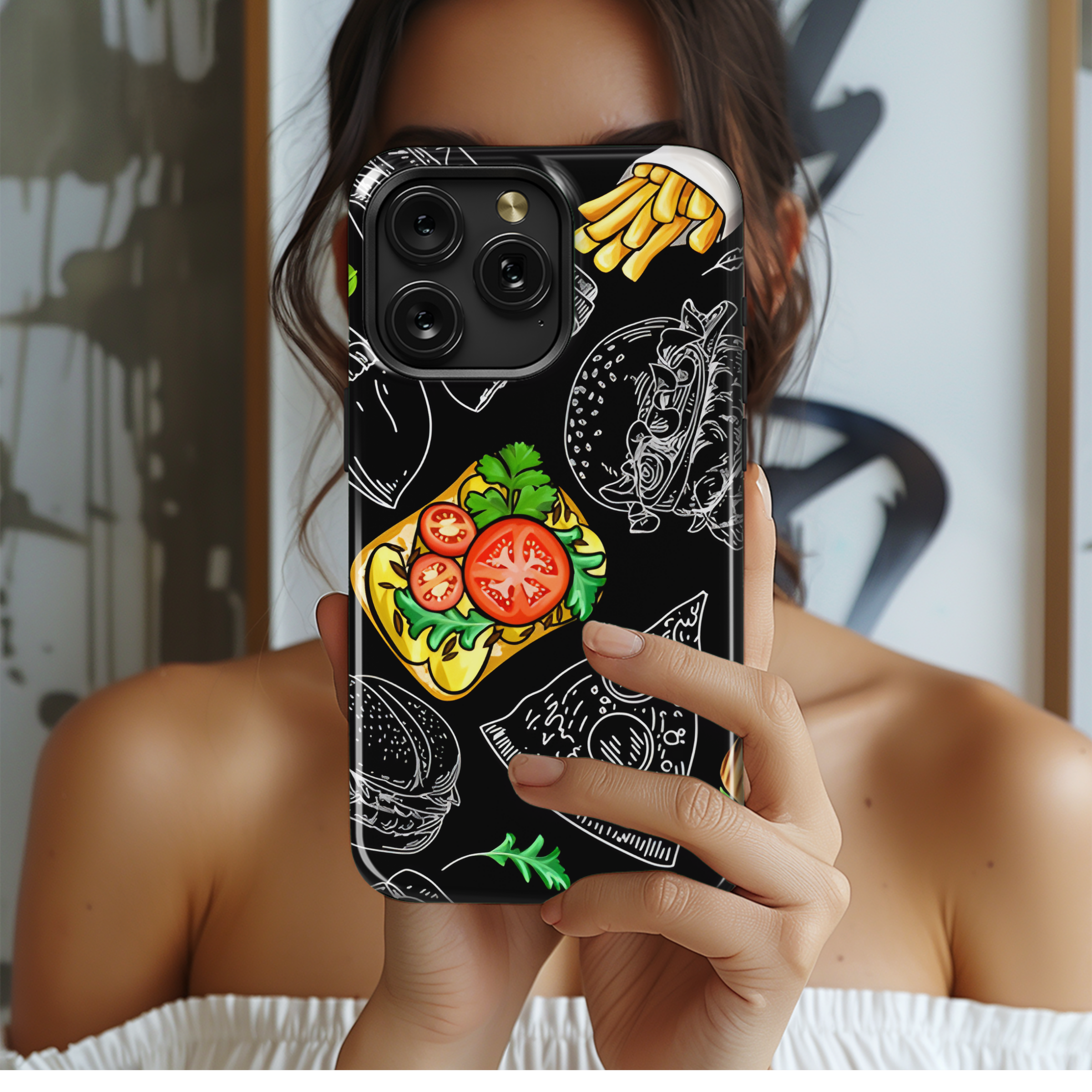 Fastfood Phone Case iPhone Samsung Cover Pixel 2841