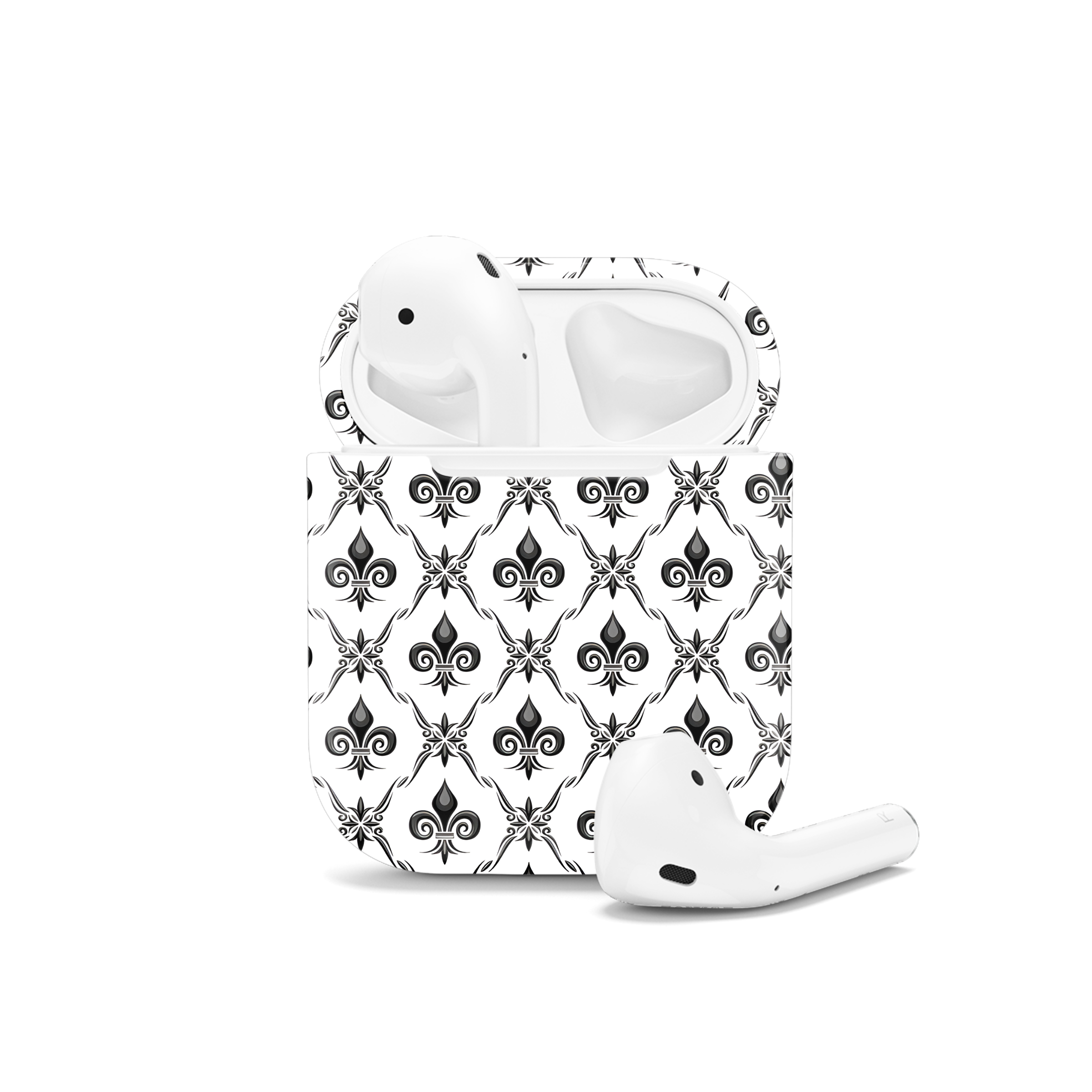 Fleur de Lis Seamless Pattern AirPods Case AirPods Pro AirPods Pro 2 AirPods 3 AirPods 2 Glossy 2167