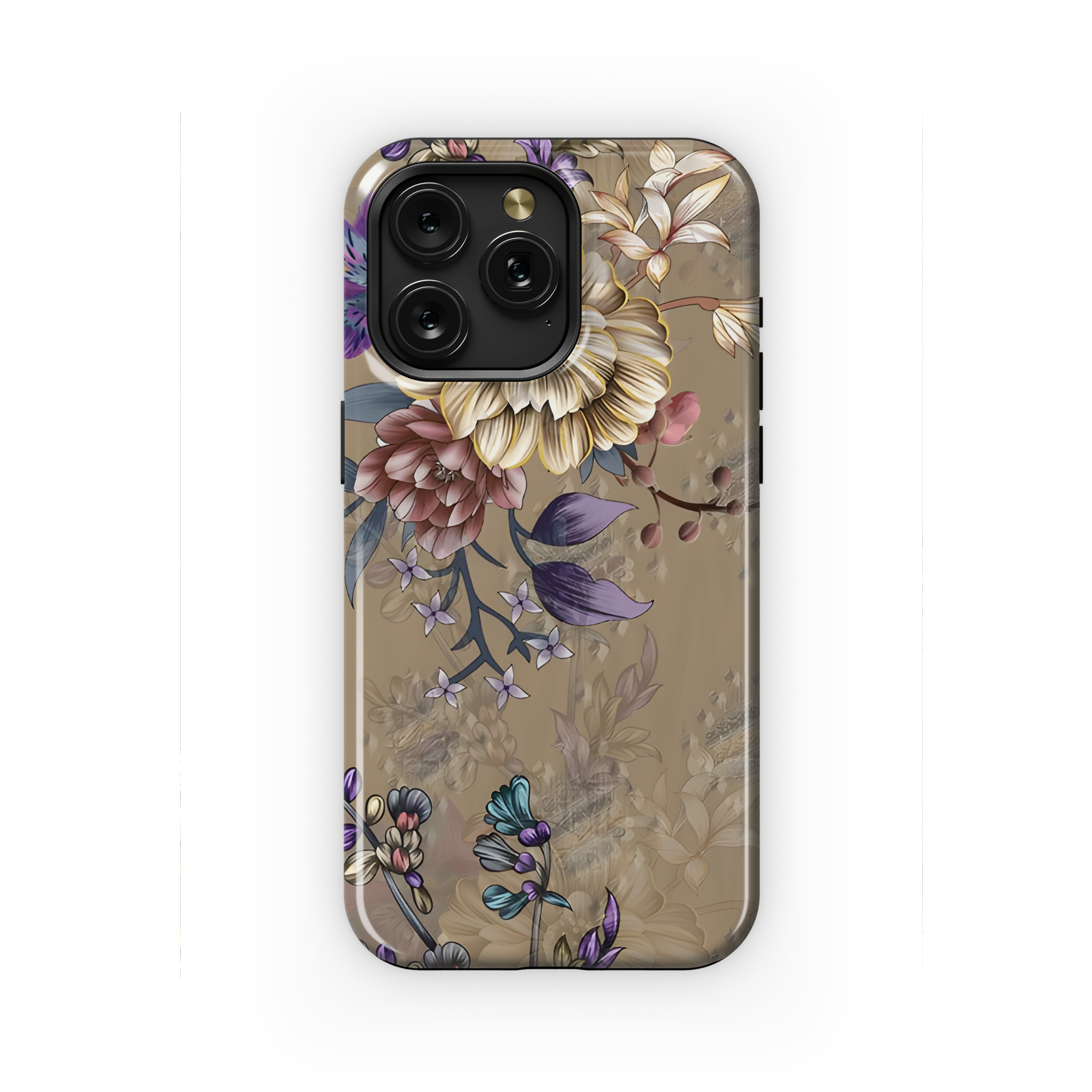 Floral 3D Design Kurti Saree Dupatta Phone Case iPhone Samsung Cover Pixel 2104