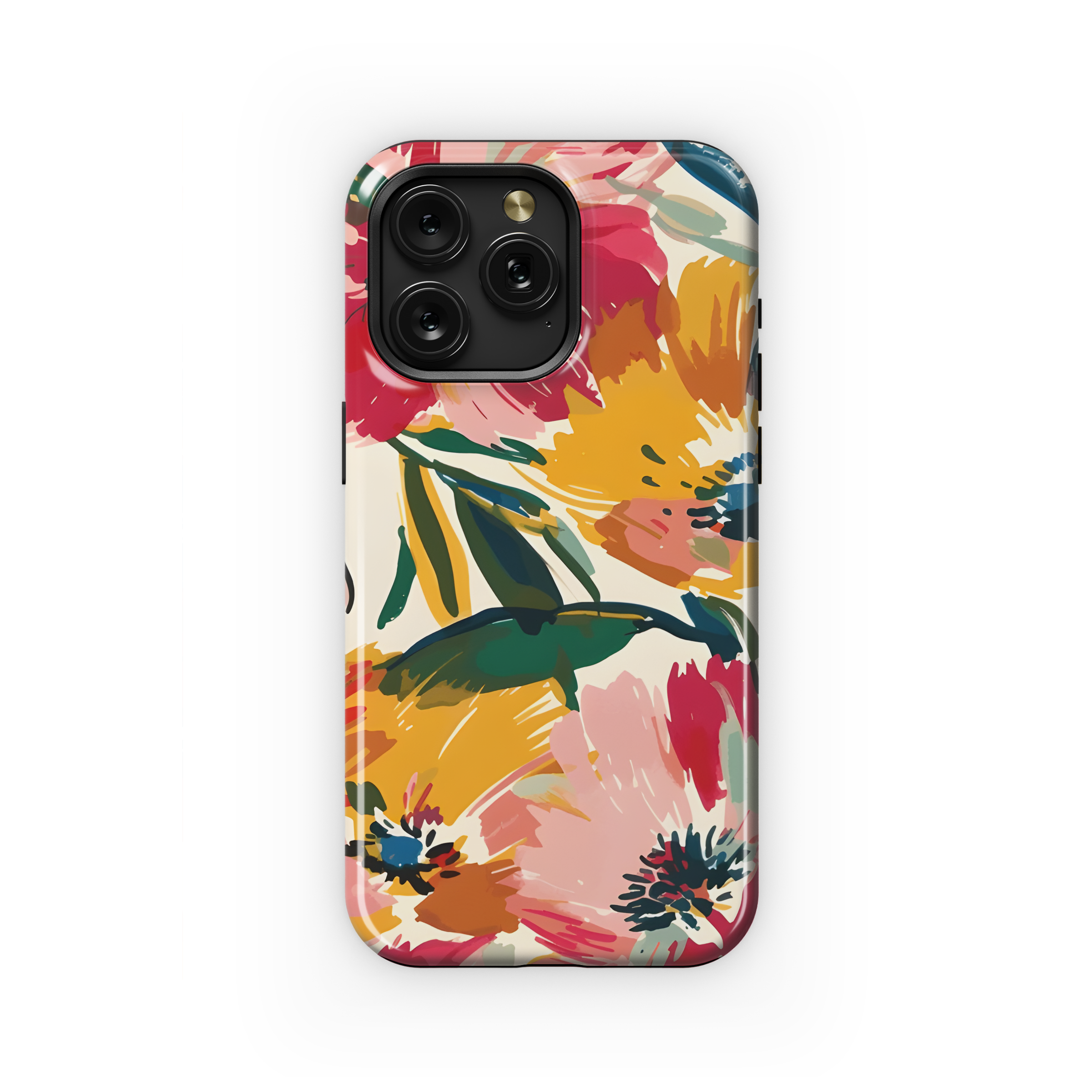 Floral abstract grunge pattern seamless Phone Case iPhone Samsung Cover Pixel 2434